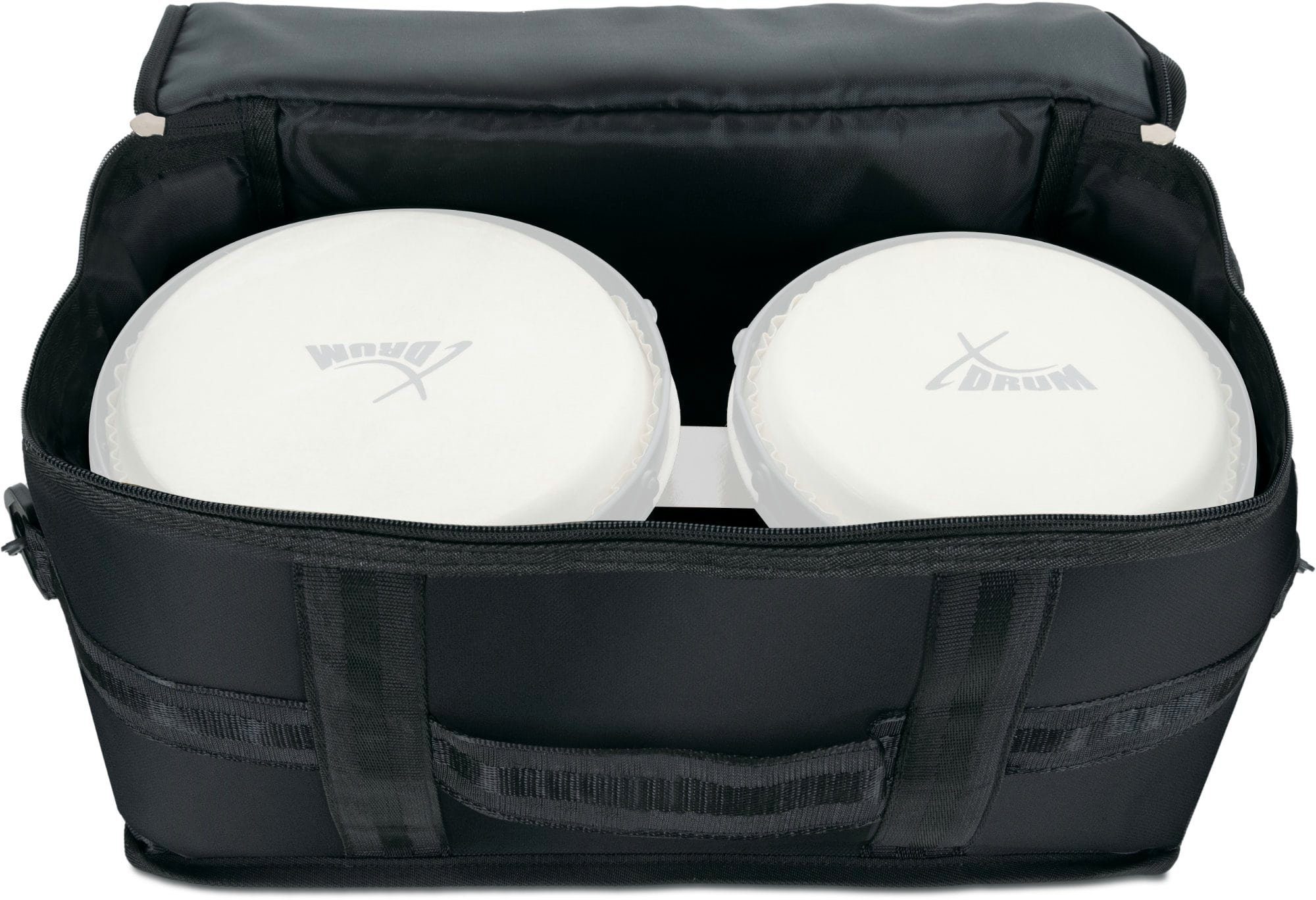 XDrum Bongo Bongotasche aus strapazierfähigem, wasserabweisendem Nylon, für zwei Bongos