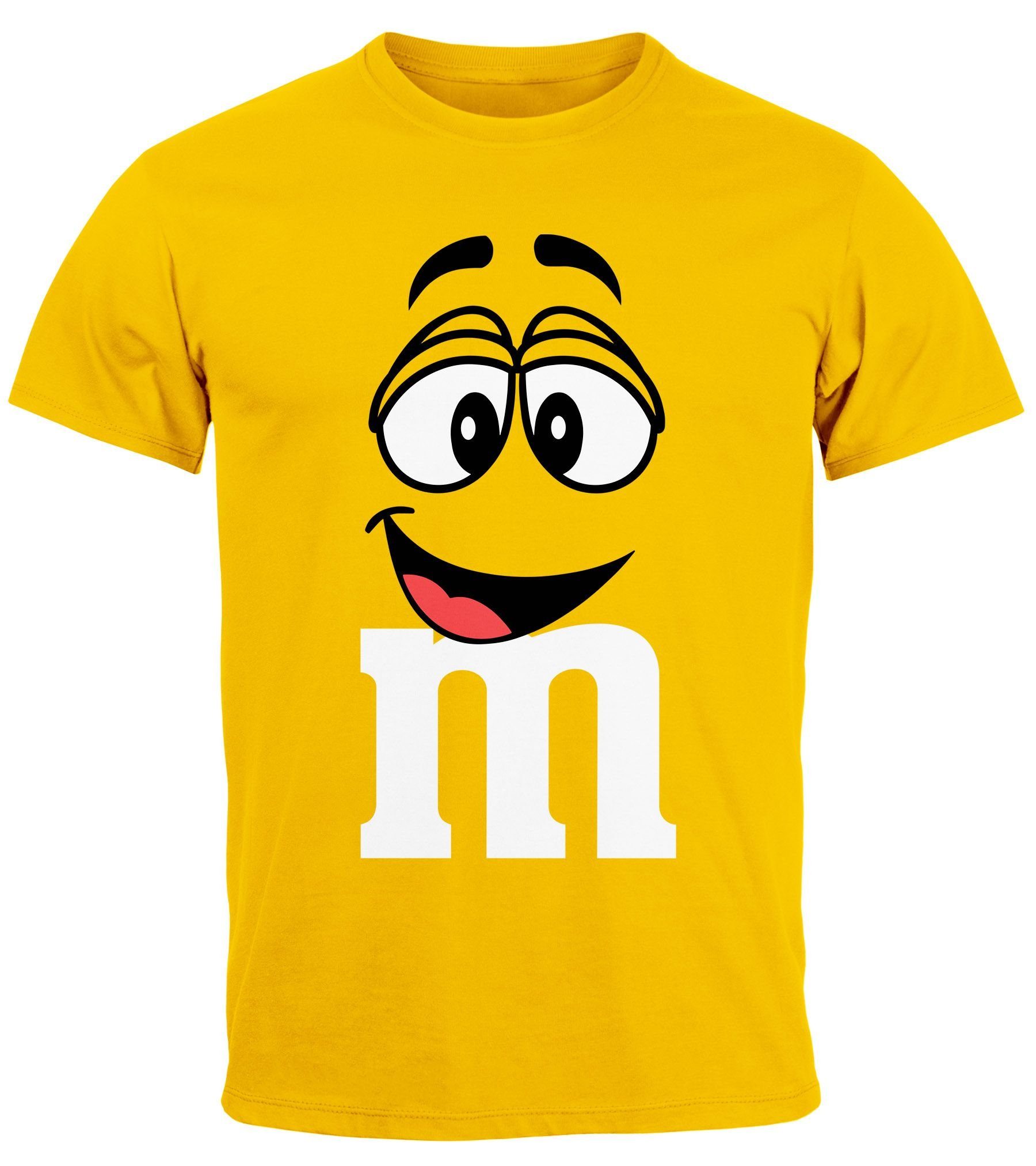 MoonWorks Print-Shirt Herren T-Shirt Fasching Karneval M Aufdruck Gruppen- günstig online kaufen