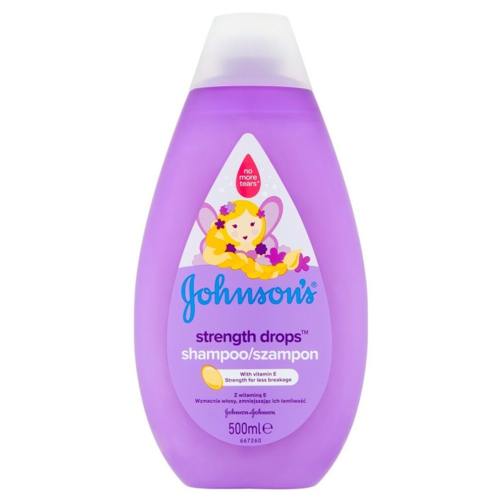 Johnson & Johnson Haarshampoo Johnson`s Kräftigungsshampoo für Kinder Kräftigungstropfen 500ml