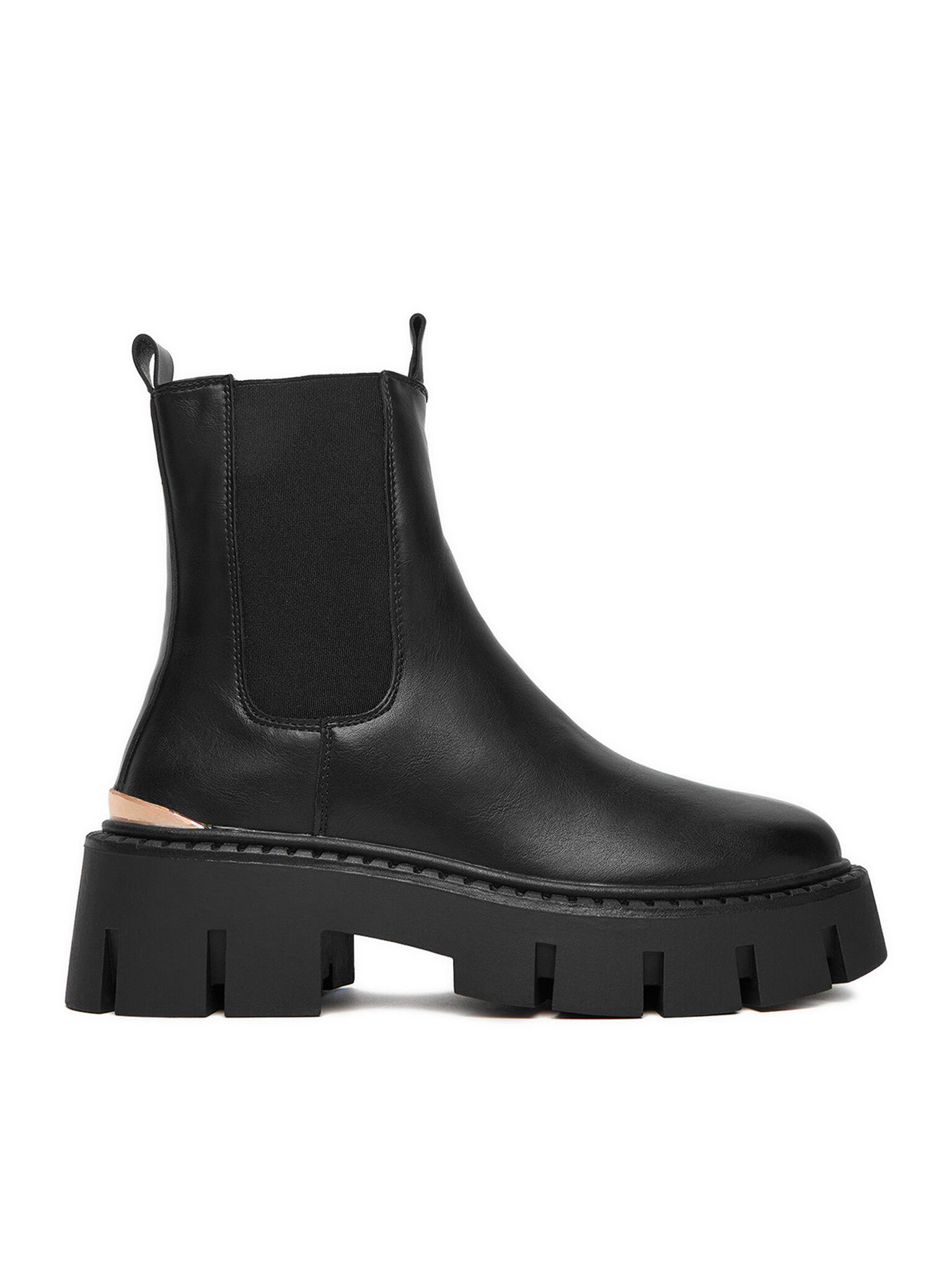 DeeZee Deezee Damen Chelsea Stiefel Schwarz 24249-1 Chelseaboots