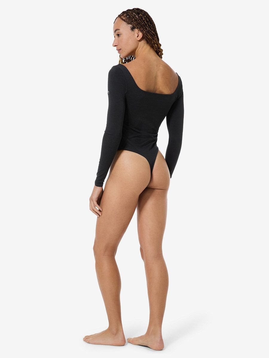 SUPER.NATURAL Shaping-Body für Damen, Merino W LUX BOUNCY BODY bietet luxeriöse Optik und Komfort