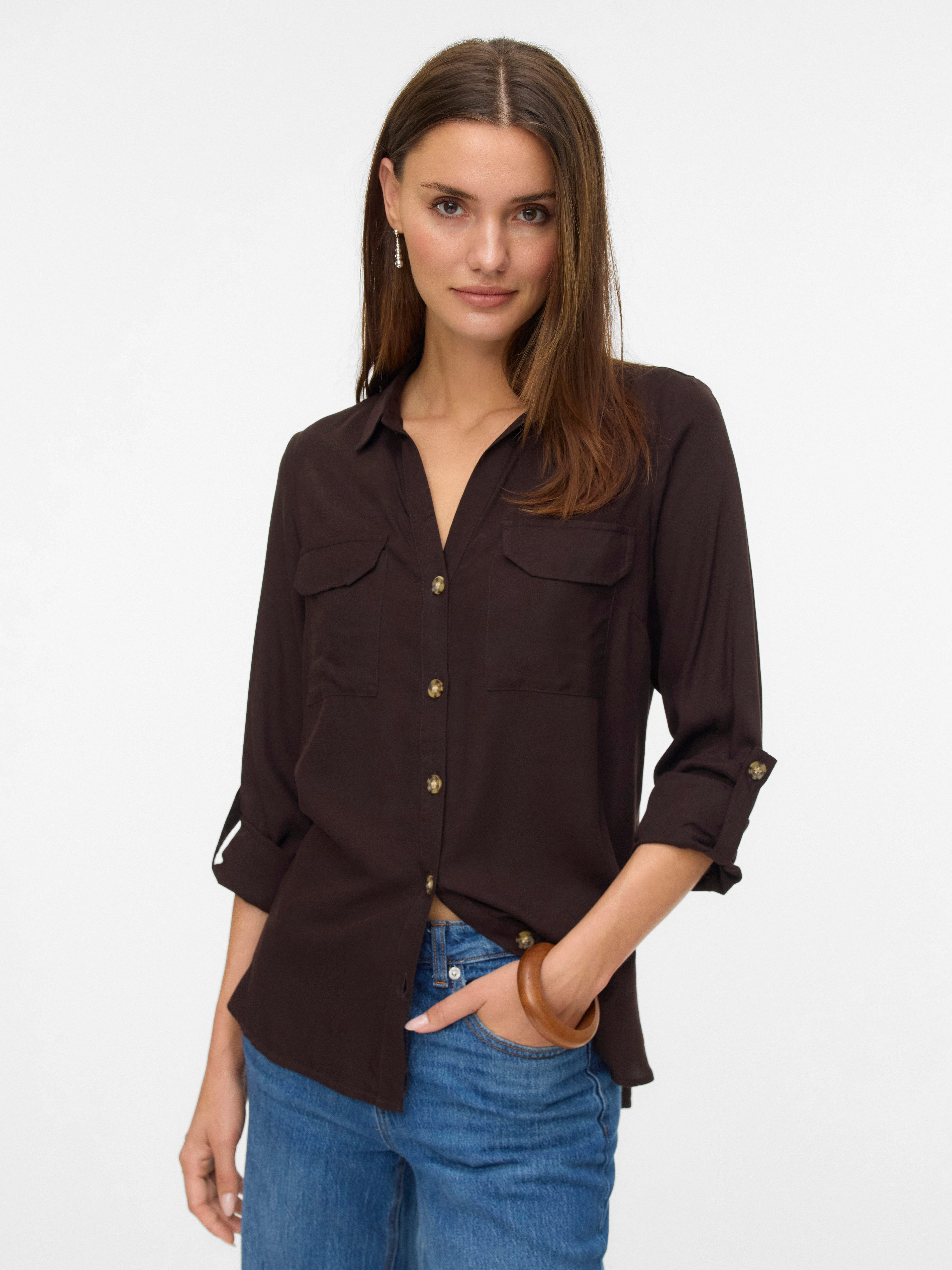 Vero Moda Hemdbluse VMBUMPY L/S SHIRT günstig online kaufen