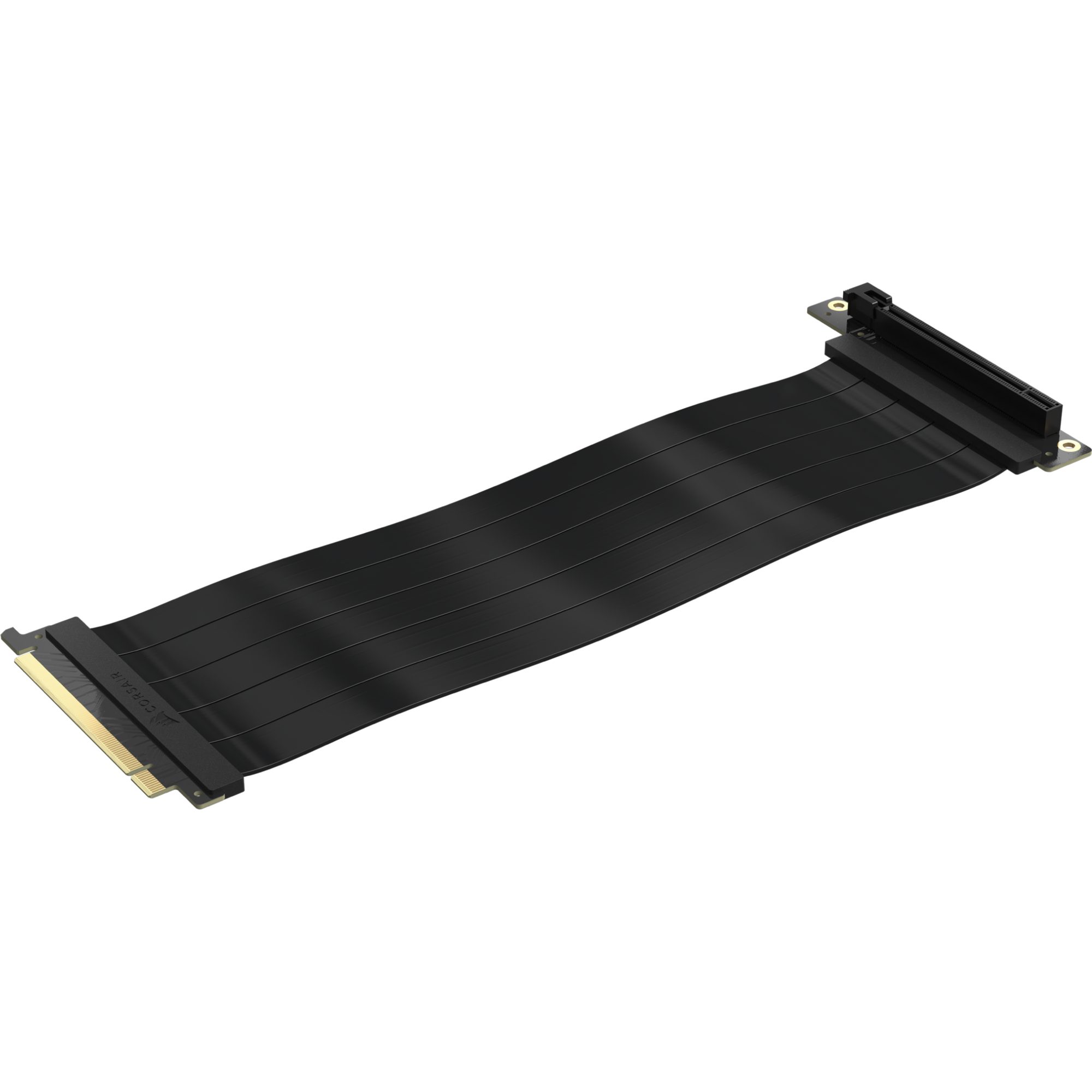 Corsair Corsair Premium PCIe 4.0 x16 Verlängerungskabel 90°, (30cm, Buchse Computer-Kabel