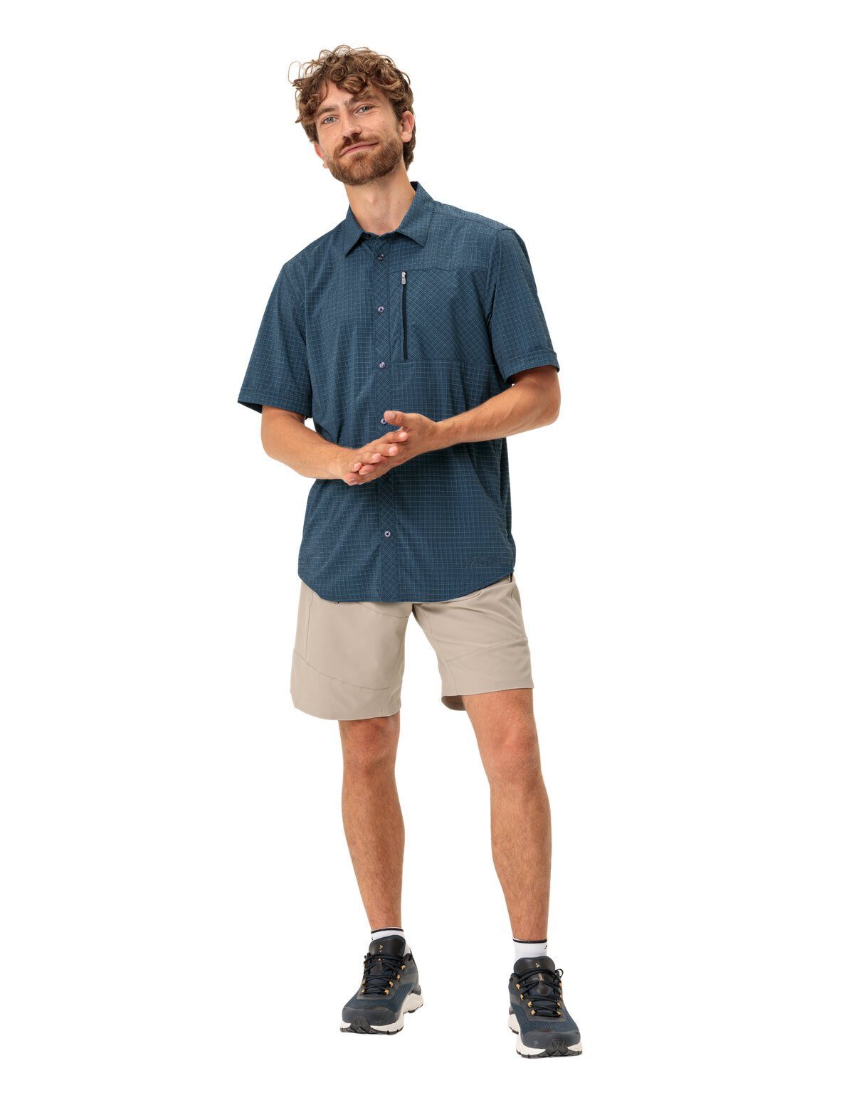 VAUDE Funktionshemd Men's Seiland Shirt IV (1-tlg) pflegeleichtes und schnelltrocknendes Hemd