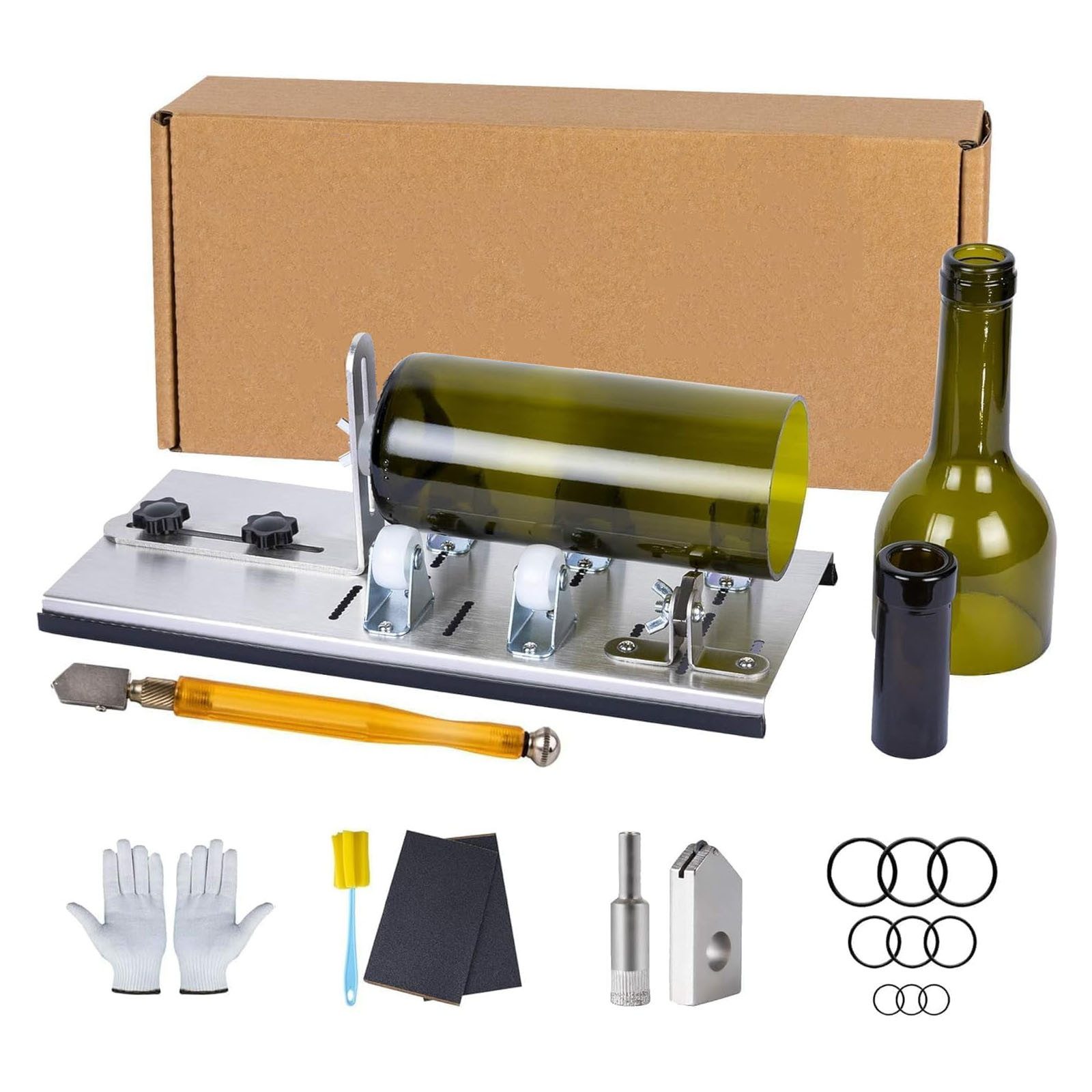 SURFOU Bohrersatz Glasschneider für Flaschen DIY-Gerät Flaschenschneider Se günstig online kaufen
