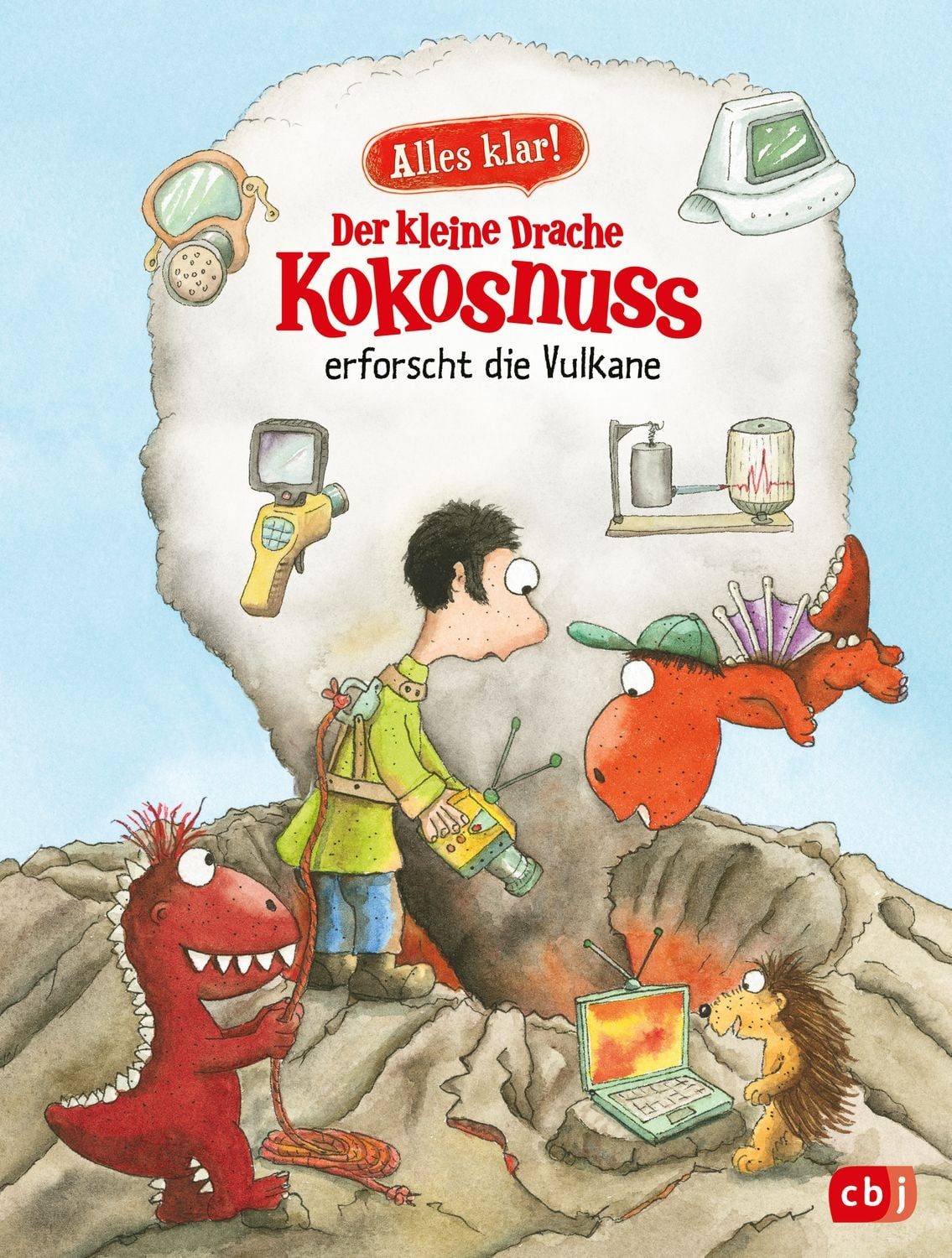 Kinderbuch Alles klar! Der kleine Drache Kokosnuss erforscht die Vulkane Mit zahl Ingo Siegner