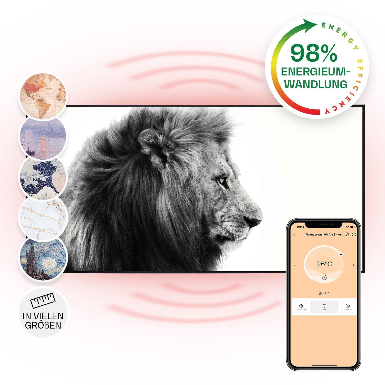 Klarstein Heizkörper Wonderwall Air Art Smart günstig online kaufen