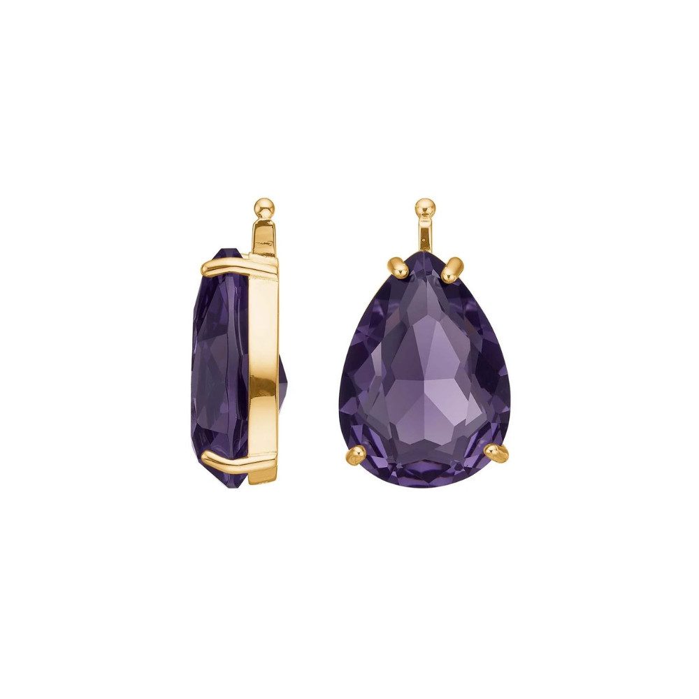HEIDE HEINZENDORFF Einhänger für Ohrschmuck 22210035932, Glas, Lila, Vergoldet, System-Einhänger