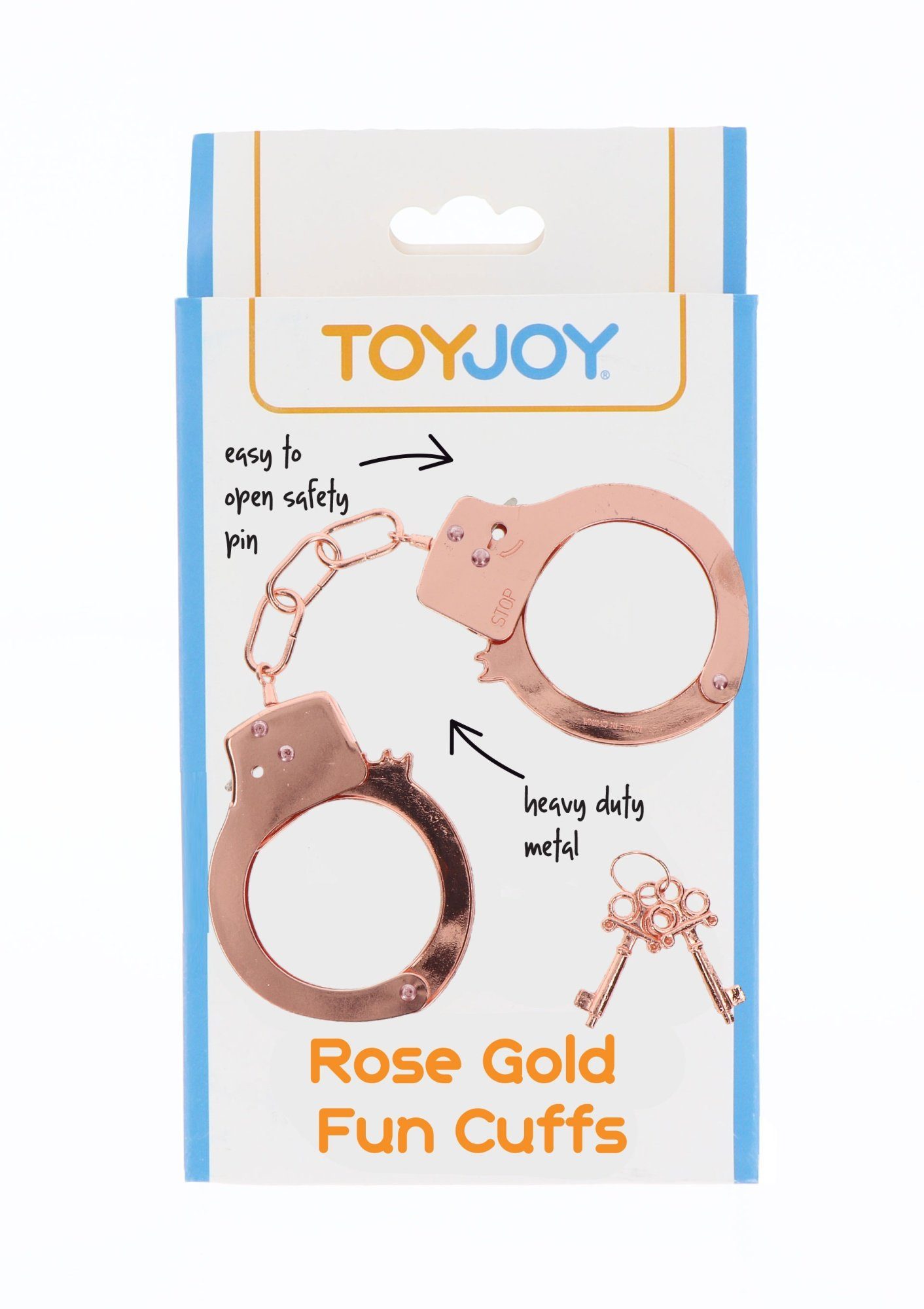 Handschellen TOYJOY - Metall-Handschellen rosègold