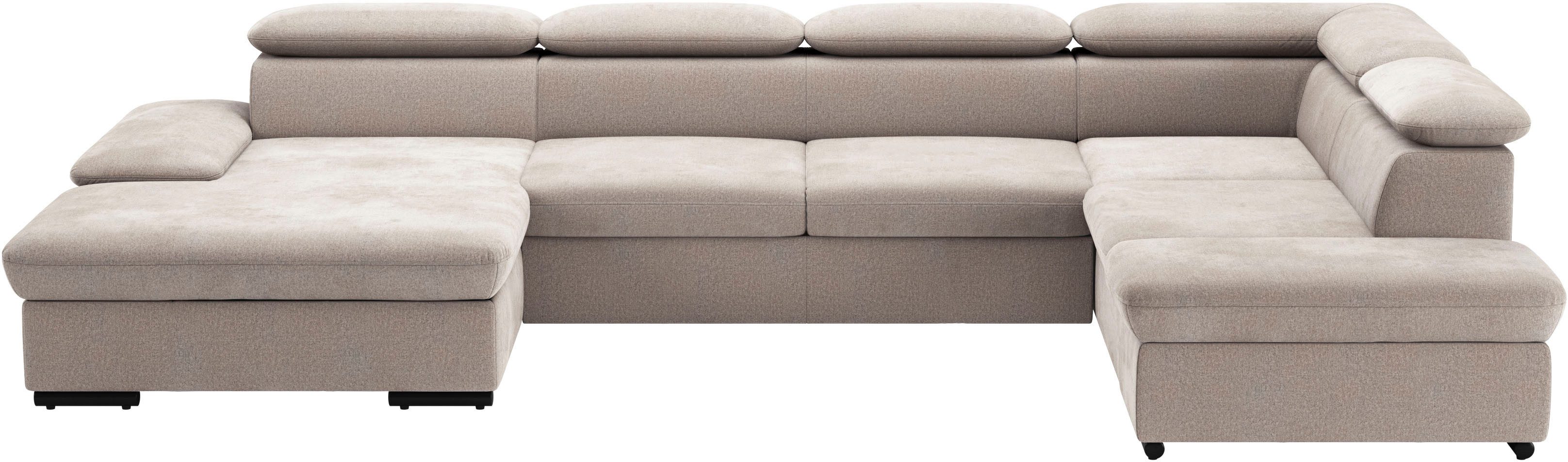 sit&more Wohnlandschaft Alcudia U-Form, wahlweise mit Bettfunktion