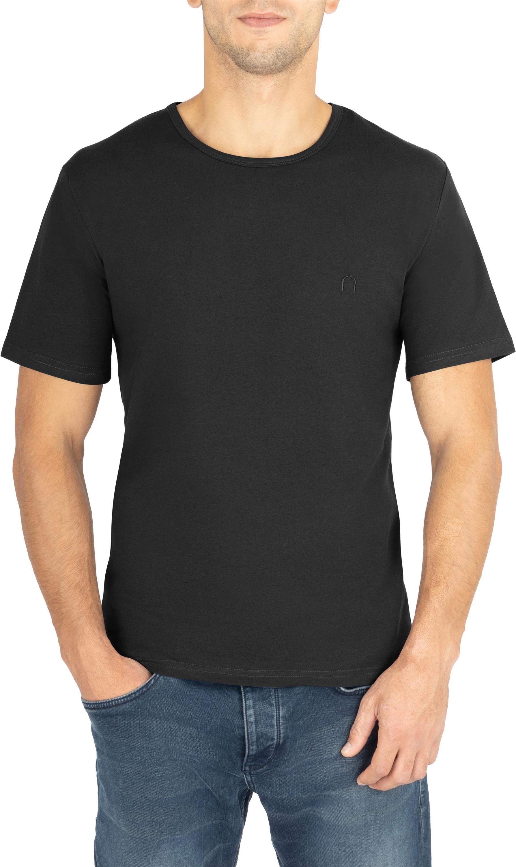 normani Kurzarmshirt 4er Set Herren T-Shirts aus Bio-Baumwolle Nyons (4er-P günstig online kaufen