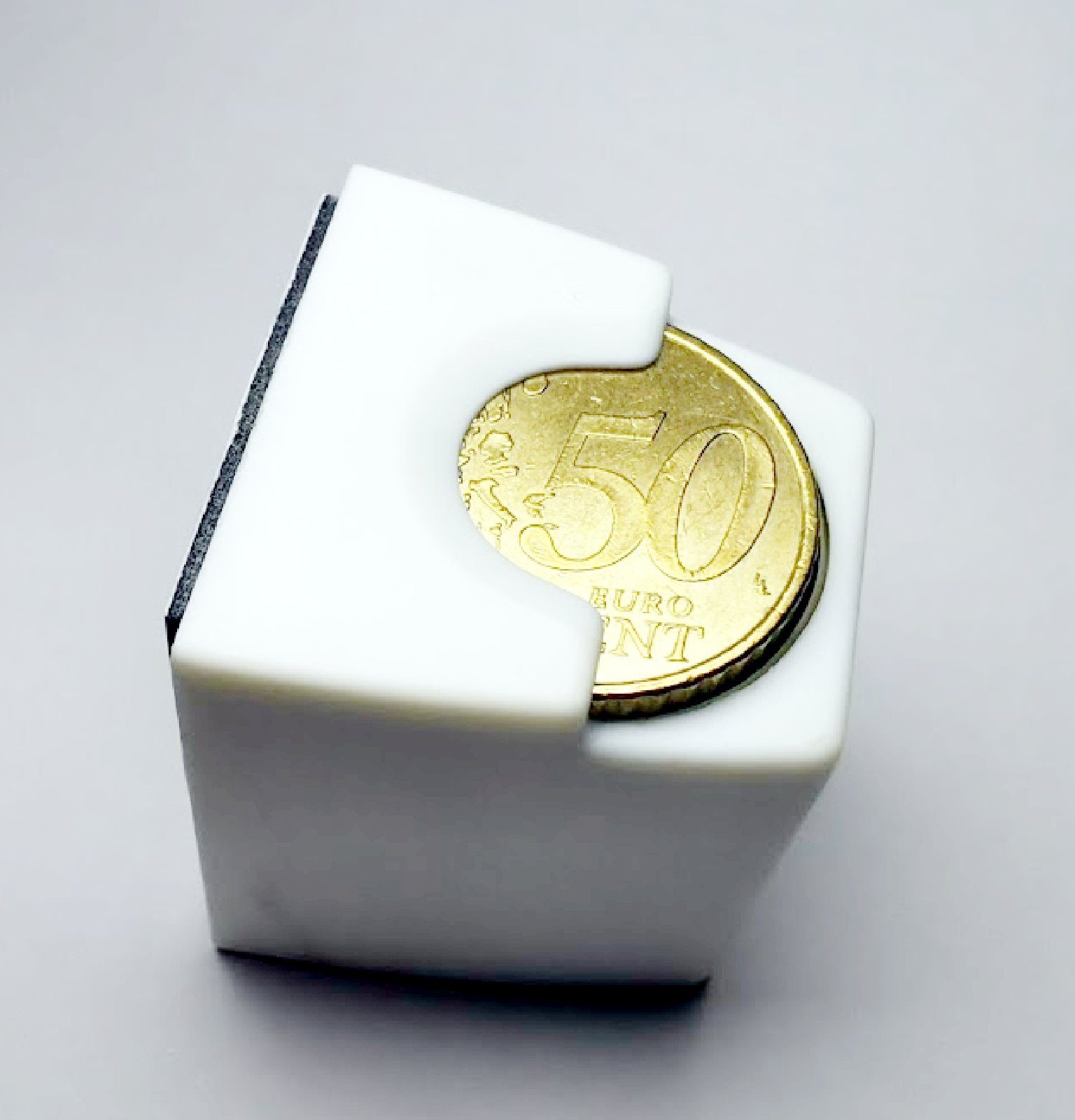 Münzbox Box selbstklebend Münzen HR 2x Autocomfort Münzetui Münzen Euro Halter Kapsel