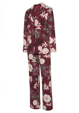 s.Oliver Pyjama (2 tlg) in klassischer Form mit Blumenmuster