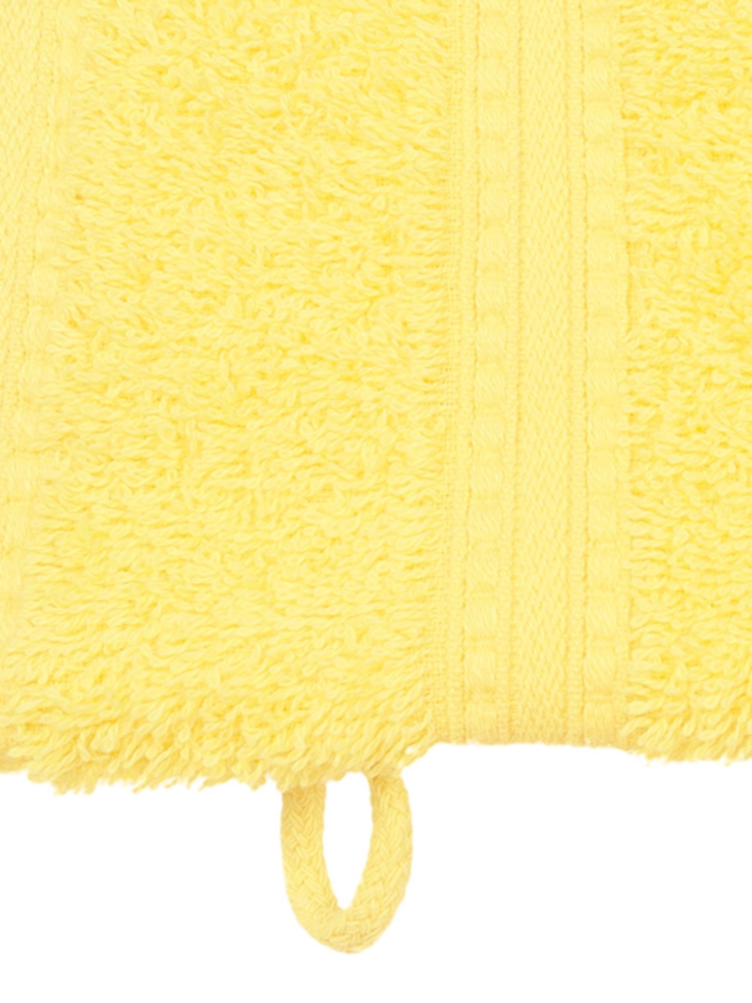 x Julie 15 cm 21 (1-tlg) 1-Waschhandschuh-Gelb-Waschhandschuh Julsen Waschhandschuh