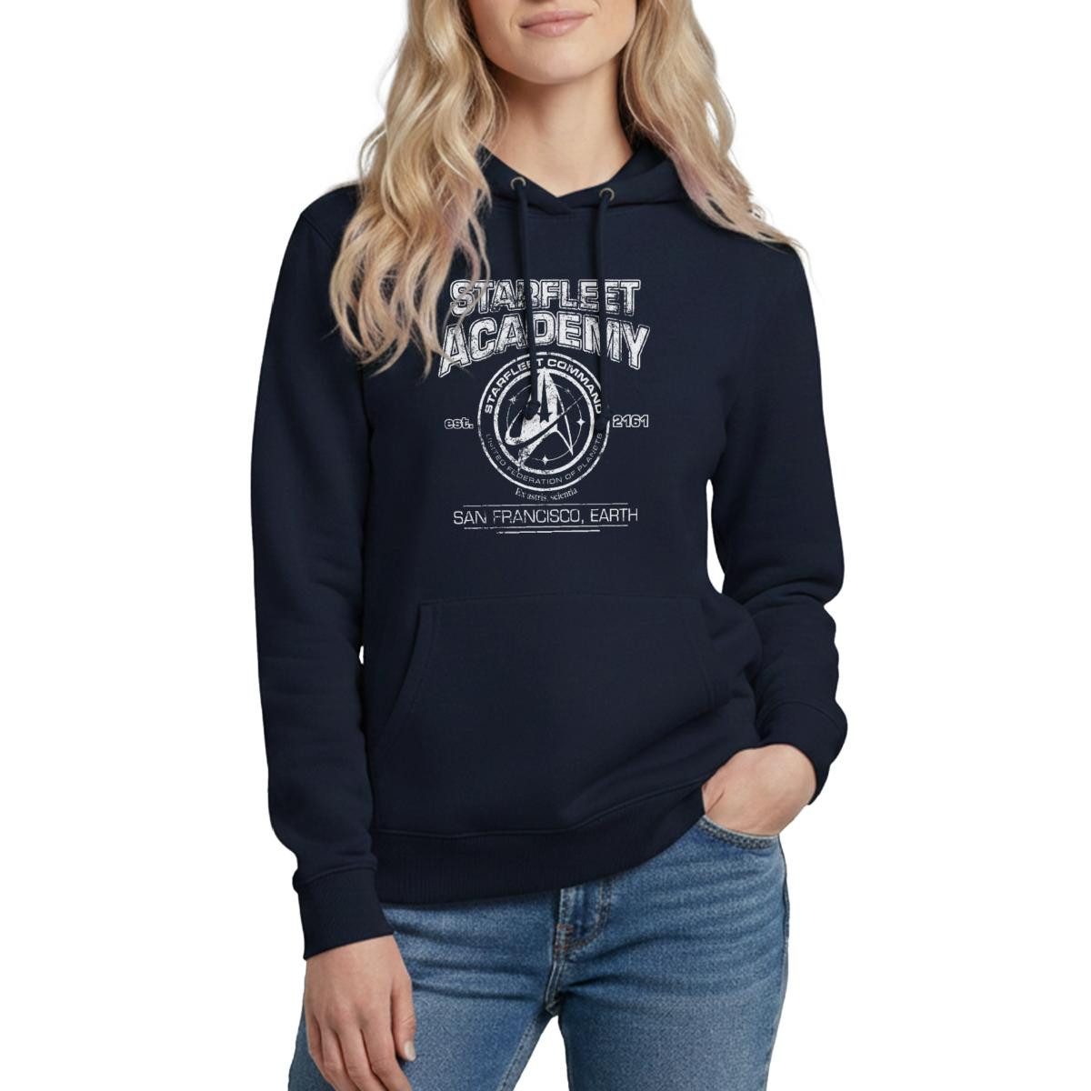 Hoodie Star Trek Discovery Starfleet Academy Damen Hoodie