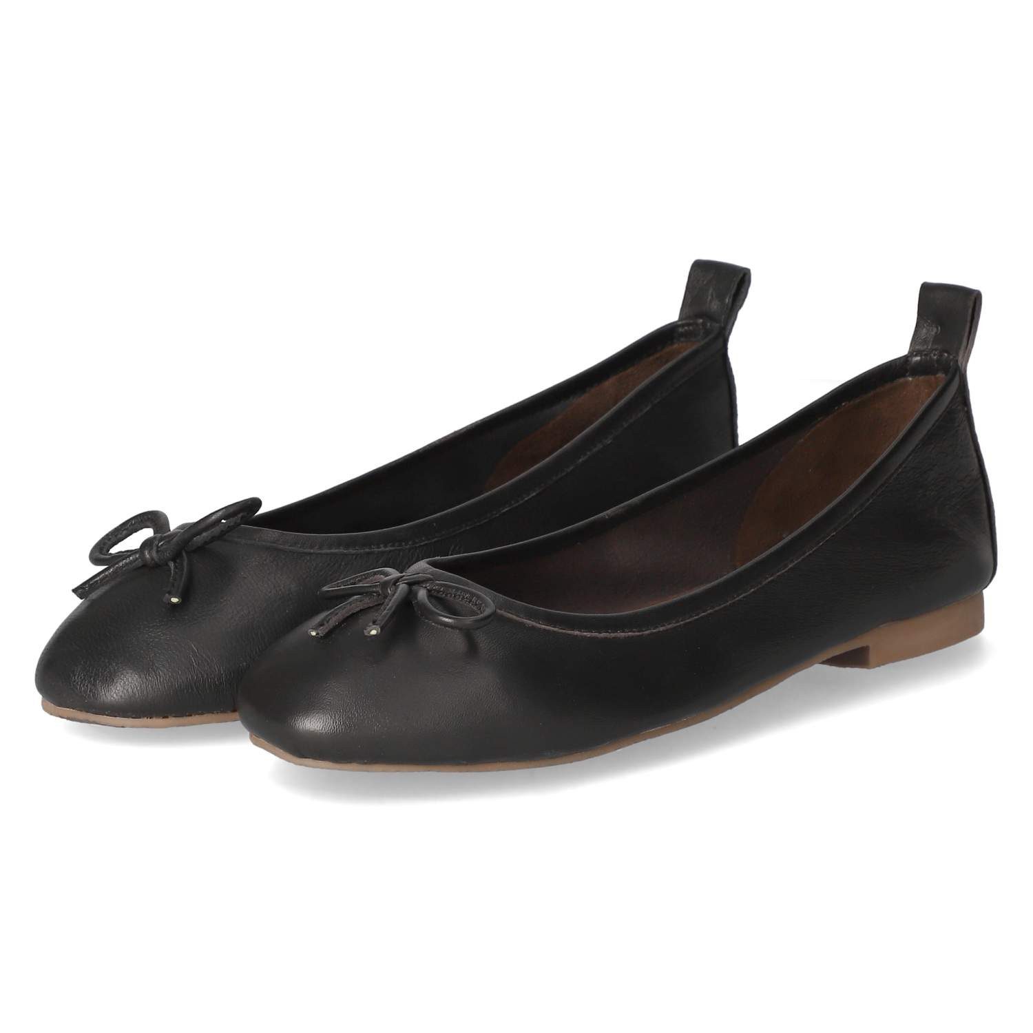 Lazamani LAZAMANI LA33771BLACK Damen Glattleder schwarz Ballerina
