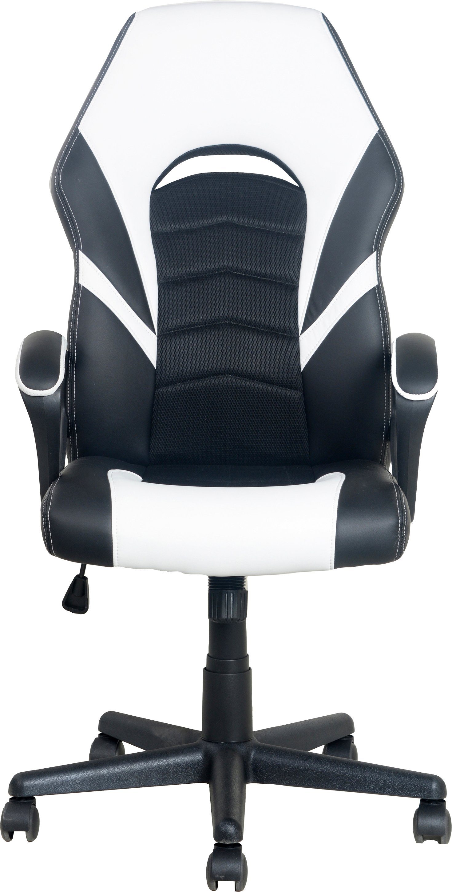 schwarz/weiß Optik, Chefsessel Friends, Gaming Moderne Chair Homexperts