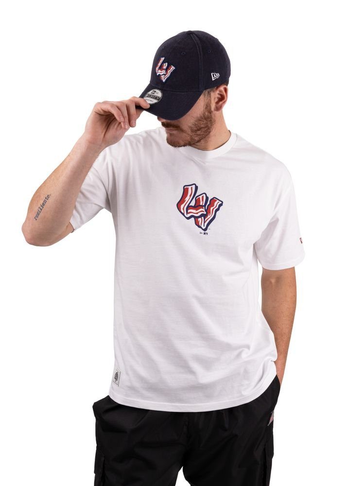 New Era Print-Shirt New Era Minor League LEHIGH VALLEY IRON PIGS Team Logo Tee T-Shirt
