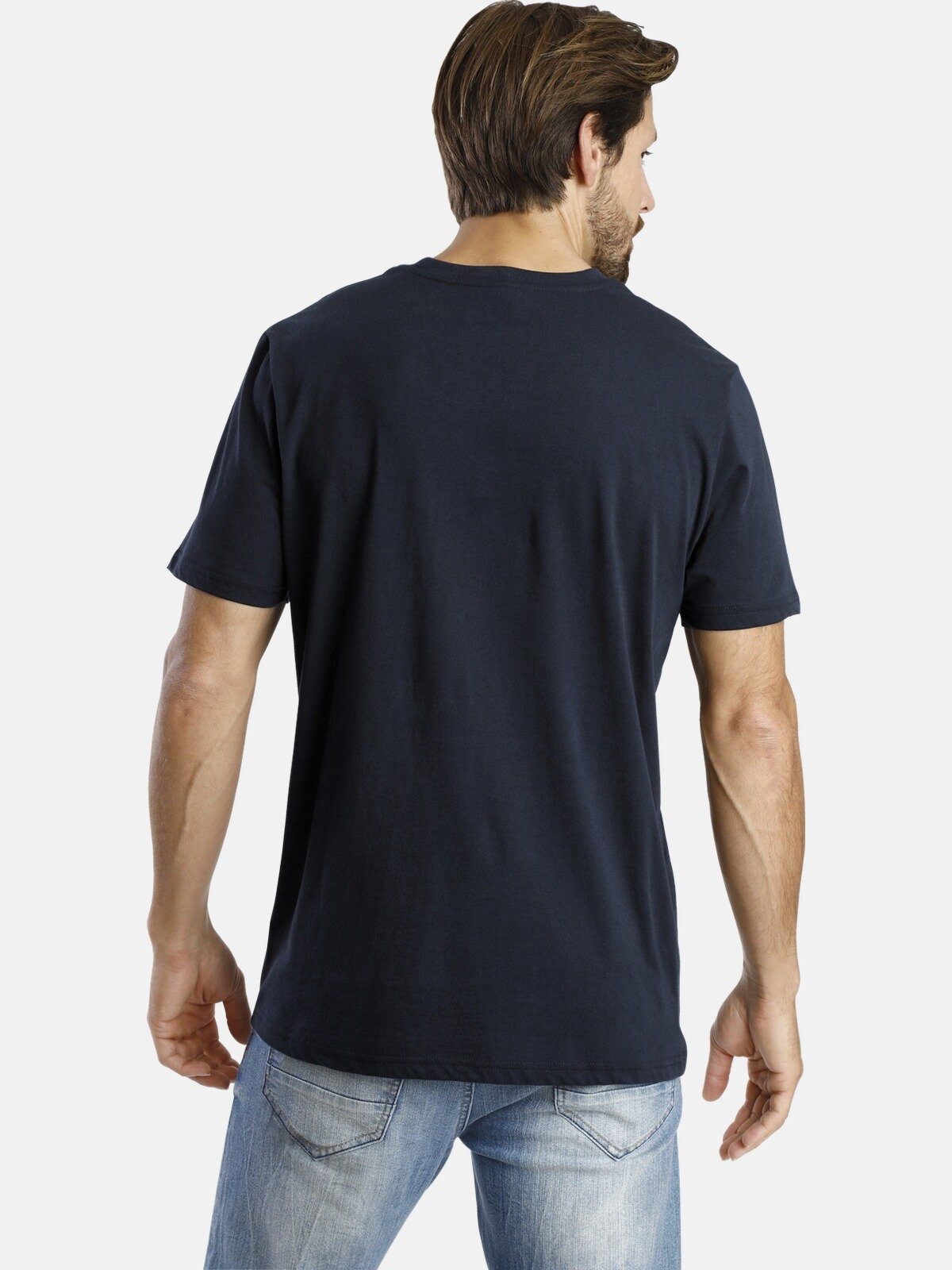 Jan Vanderstorm T-Shirt PREBEN mit markantem Print (2er-Pack)