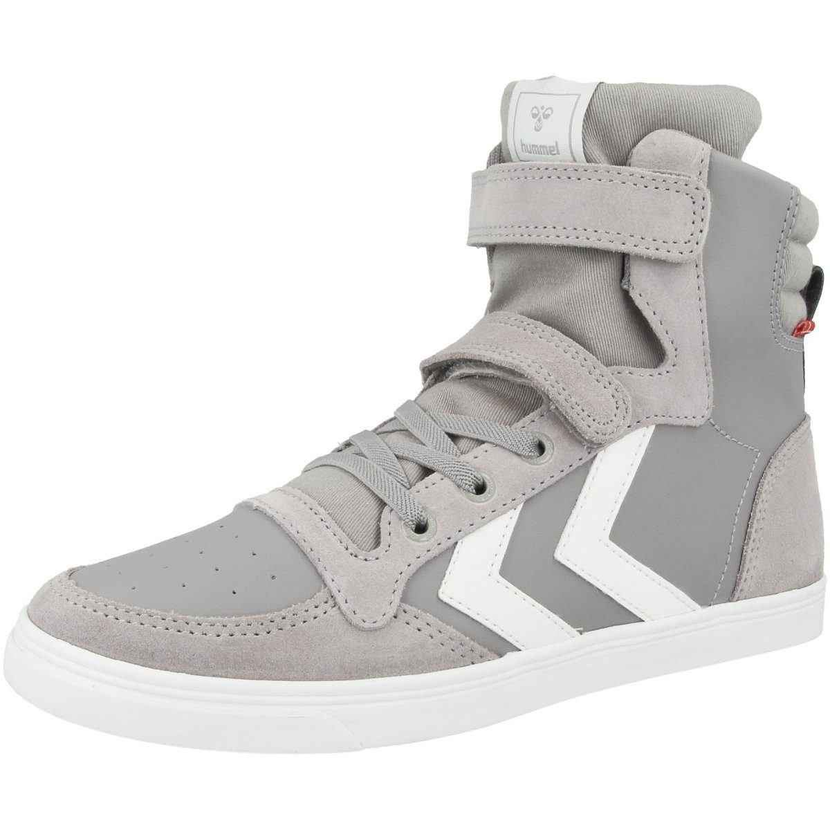 keine Unisex JR Kinder hummel Sneaker Leather Stadil Merkmale Slimmer grau besonderen High