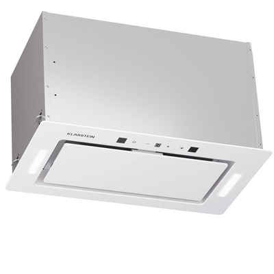 Klarstein Deckenhaube Serie CGCH3-HektorEco-52WH Hektor, Dunstabzugshaube Einbau Abluft Umluft LED Touch