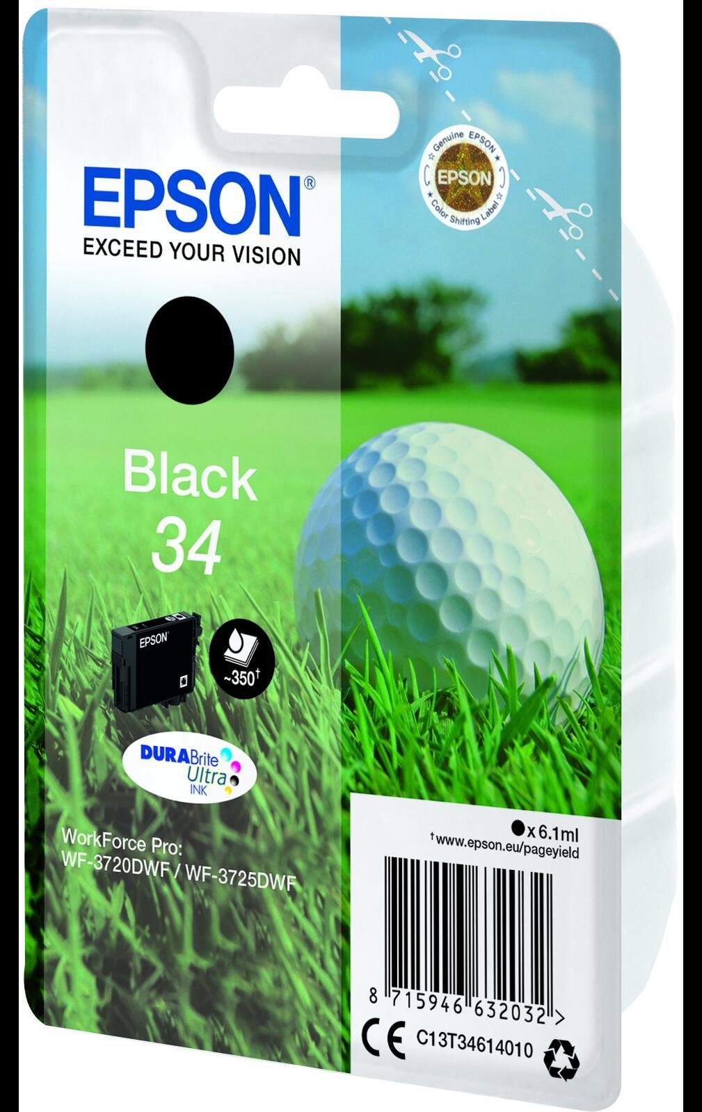 Epson Epson 34 Golfball Druckerpatrone schwarz Tintenpatrone