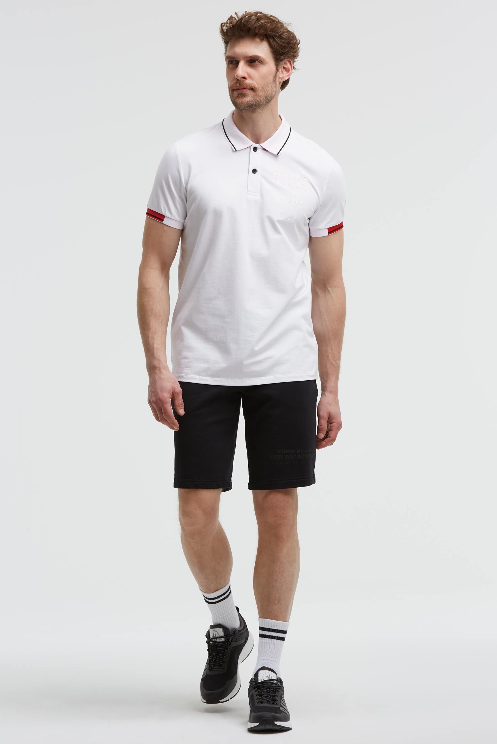 CAMP DAVID Poloshirt aus Baumwolle