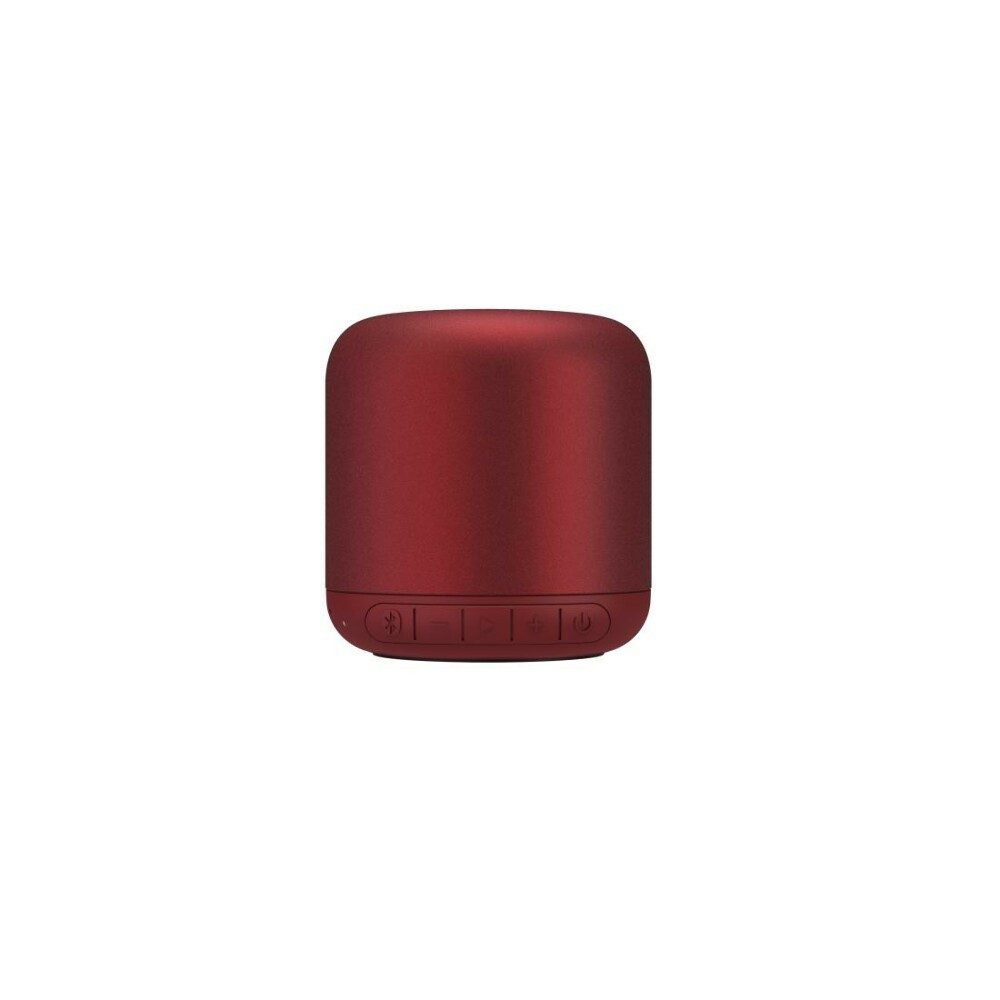 Hama Bluetooth®-Lautsprecher "Drum 2.0", 3,5 W, Rot (00188216) Portable-Lautsprecher