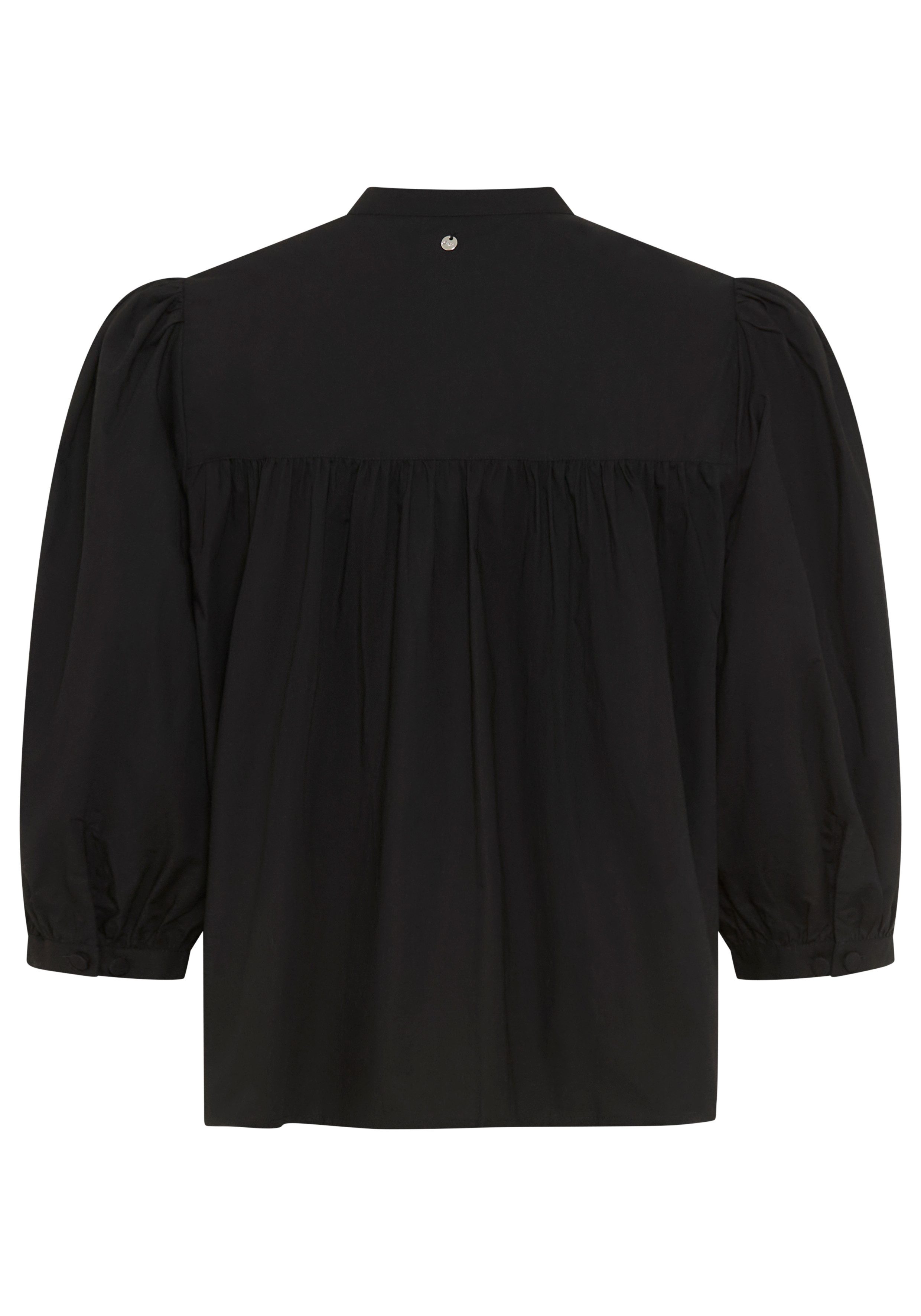 BOSS ORANGE Schlupfbluse Balet Premium Damenmode aus Baumwoll-Popeline, Ballonärmel – Bild 5 von 5