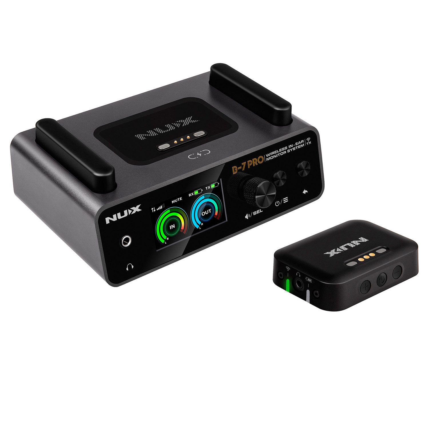 Nux Nux In-Ear-Monitoring-System B-7 Pro Digitales Aufnahmegerät (Instrumente, Stimme, Gesang, Bühnensound)
