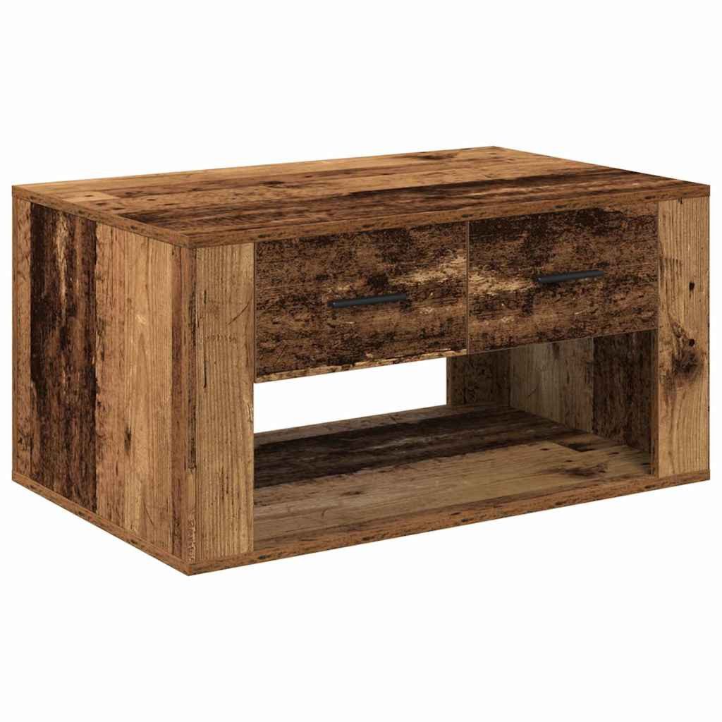 vidaXL Couchtisch Couchtisch Altholz 80 x 50 x 40 cm Holzwerkstoff (1-St)