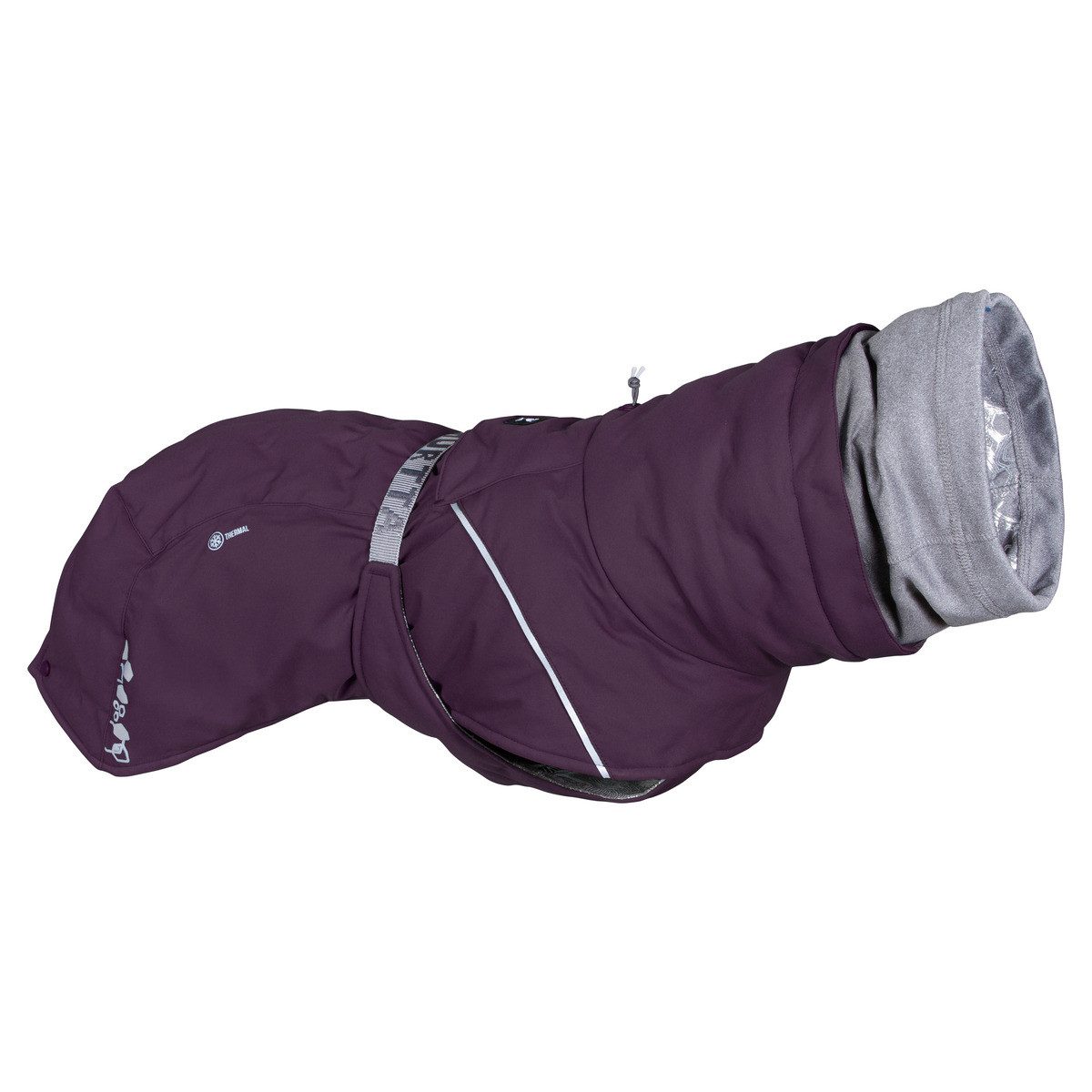 HURTTA Hundemantel Extreme warmer III ECO (Wärmejacke) eggplant (aubergine)
