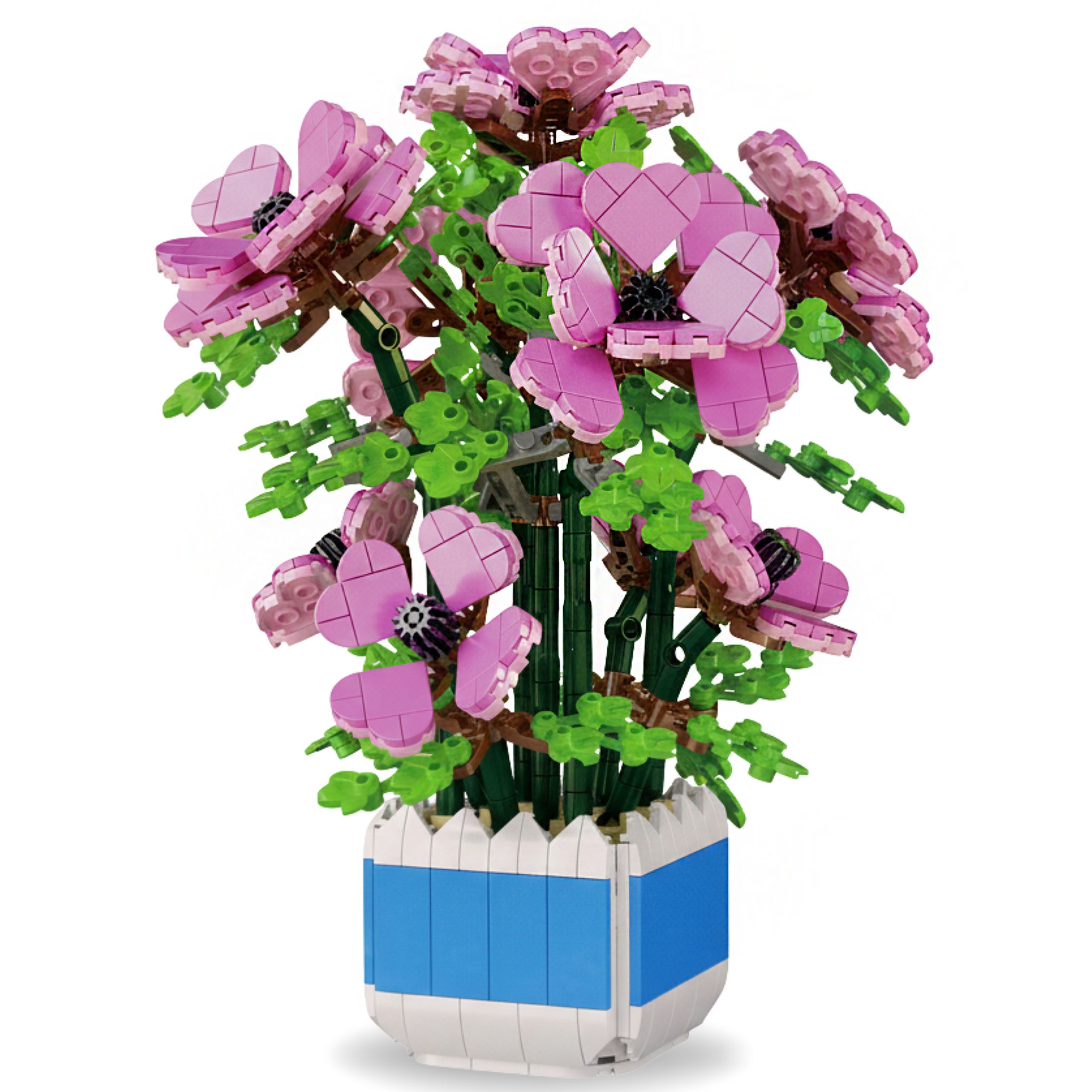 Sarcia.eu Bausteine Actiniaria kompatibel mit LEGO, Blumen Topf, DIY 1112 S günstig online kaufen