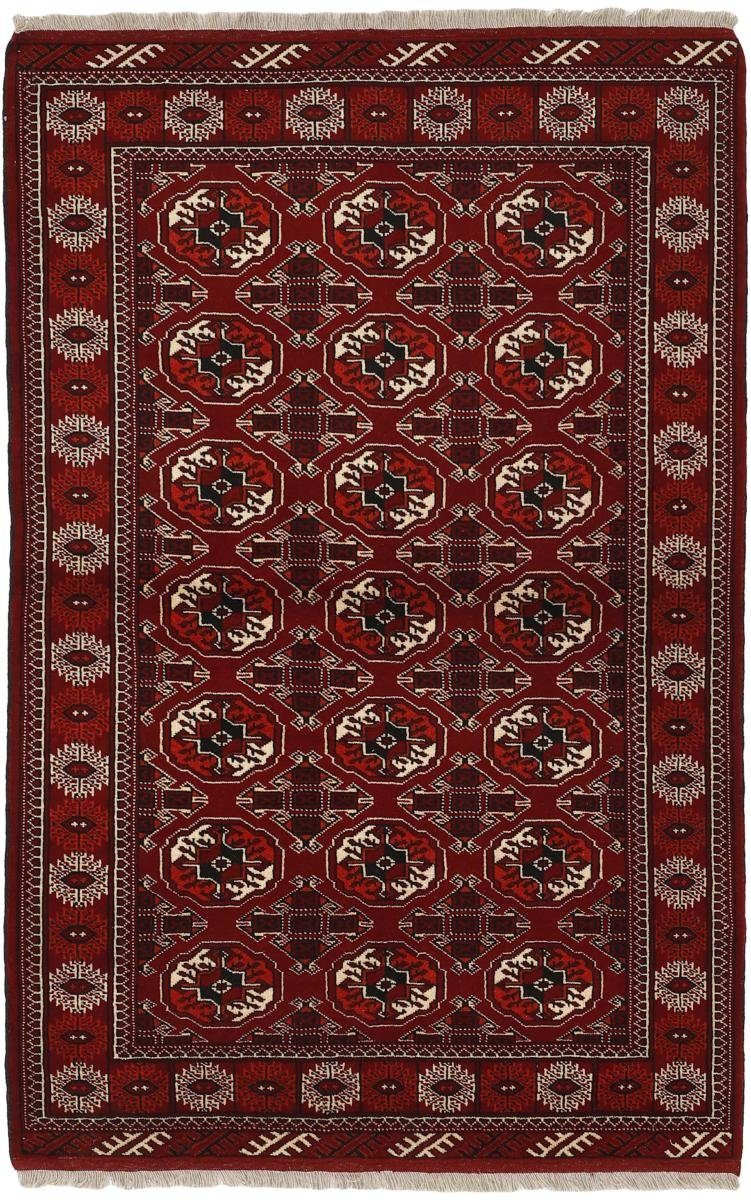 Orientteppich Turkaman 134x194 Handgeknüpfter Orientteppich / Perserteppich, Nain Trading, rechteckig, Höhe: 6 mm