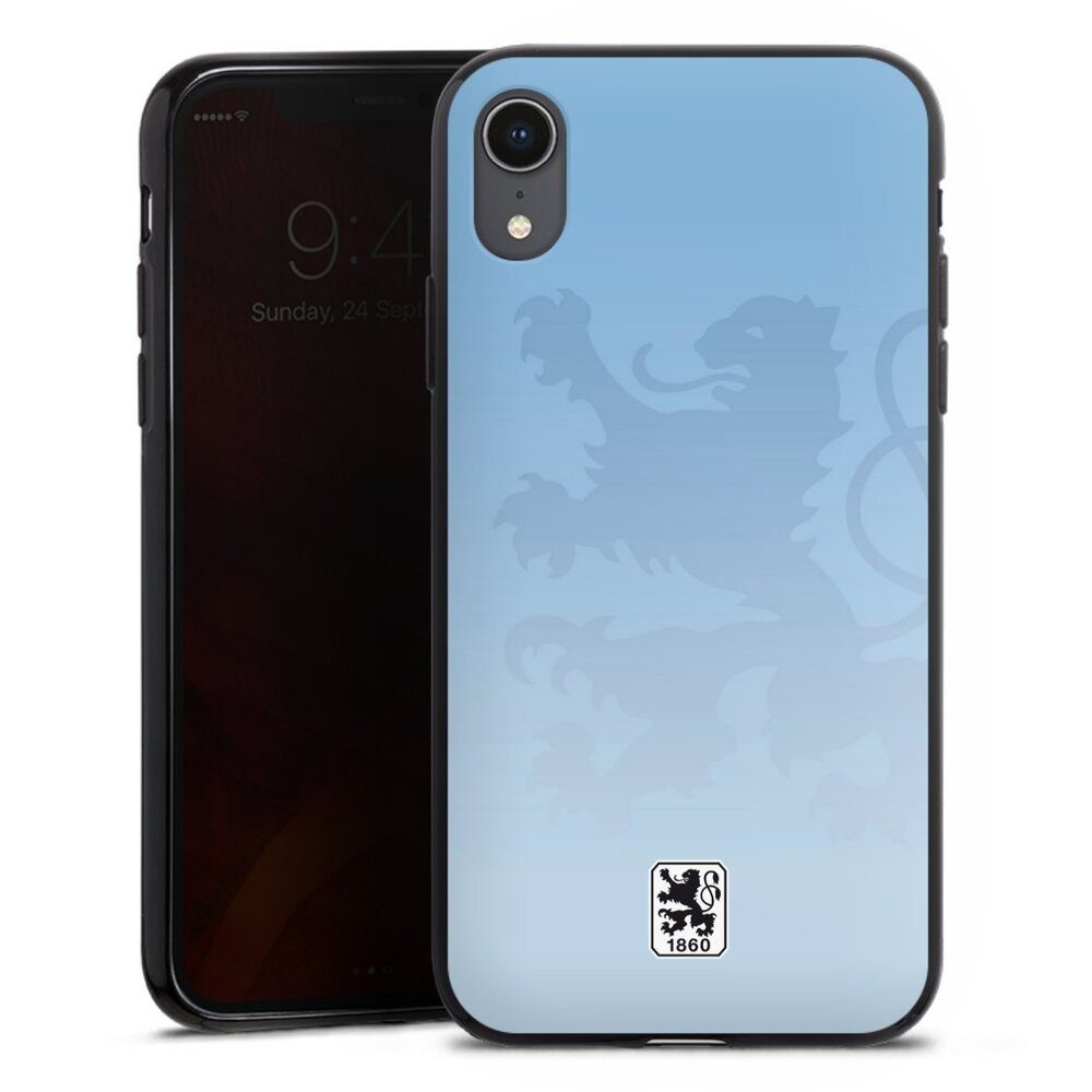 DeinDesign Handyhülle TSV 1860 München Offizielles Lizenzprodukt Logo, Apple iPhone Xr Silikon Hülle Bumper Case Handy Schutzhülle