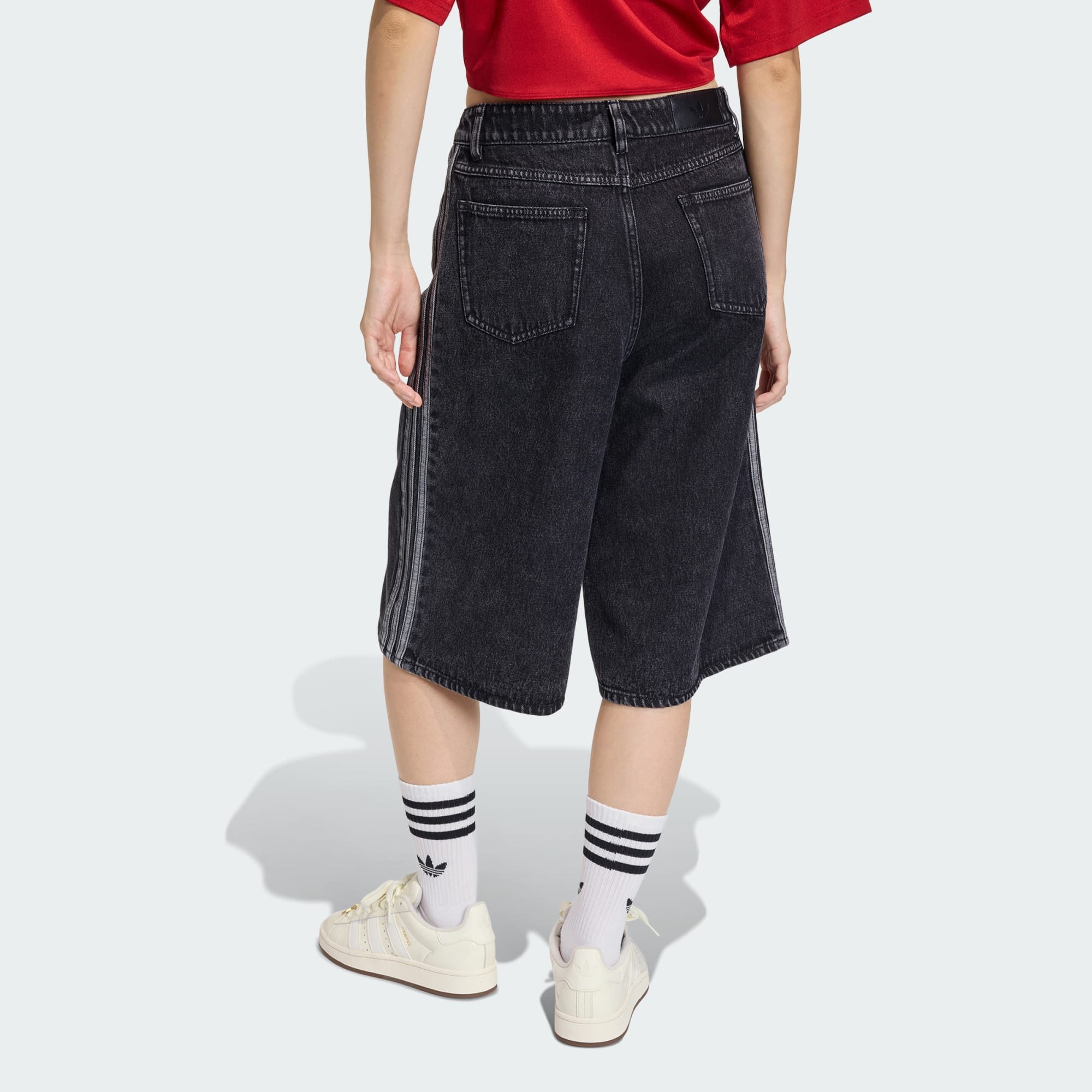 adidas Originals Jeansshorts FIREBIRD JORTS DENIM (1-tlg)