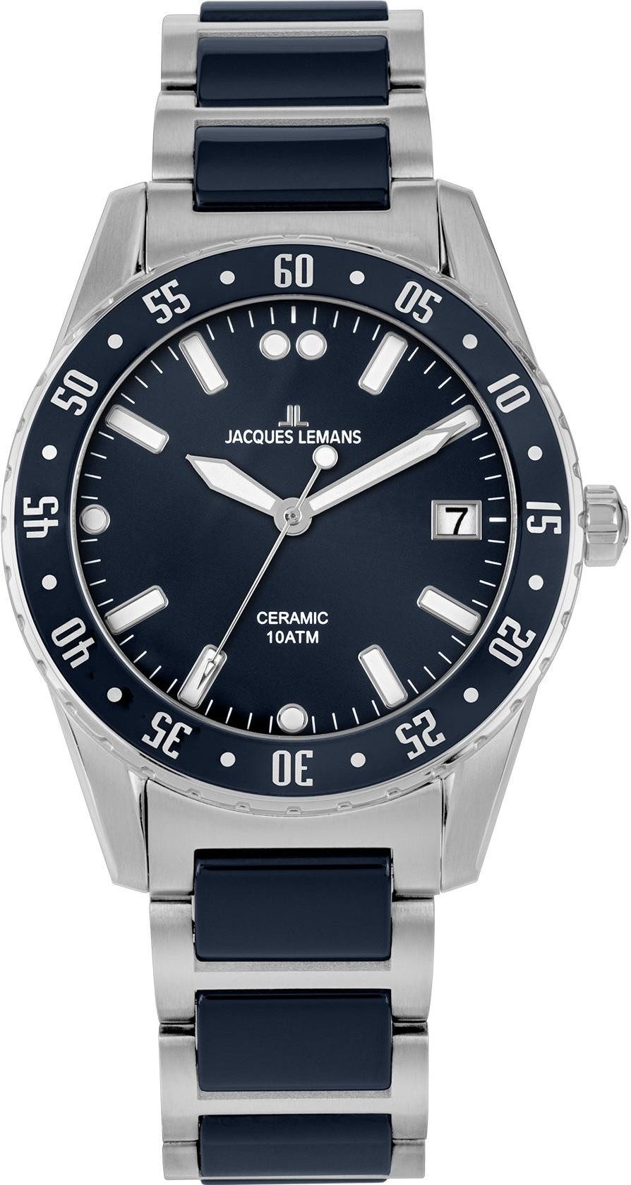 Jacques Lemans Keramikuhr Liverpool Herrenarmbanduhr