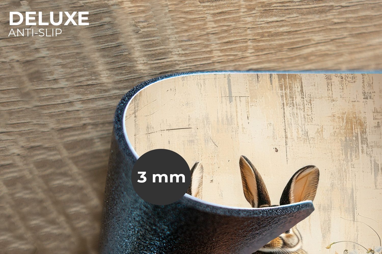 MuchoWow Platzset Kaninchen - Blumen - Eier - Ostern Deko, (6-St), Platzset günstig online kaufen