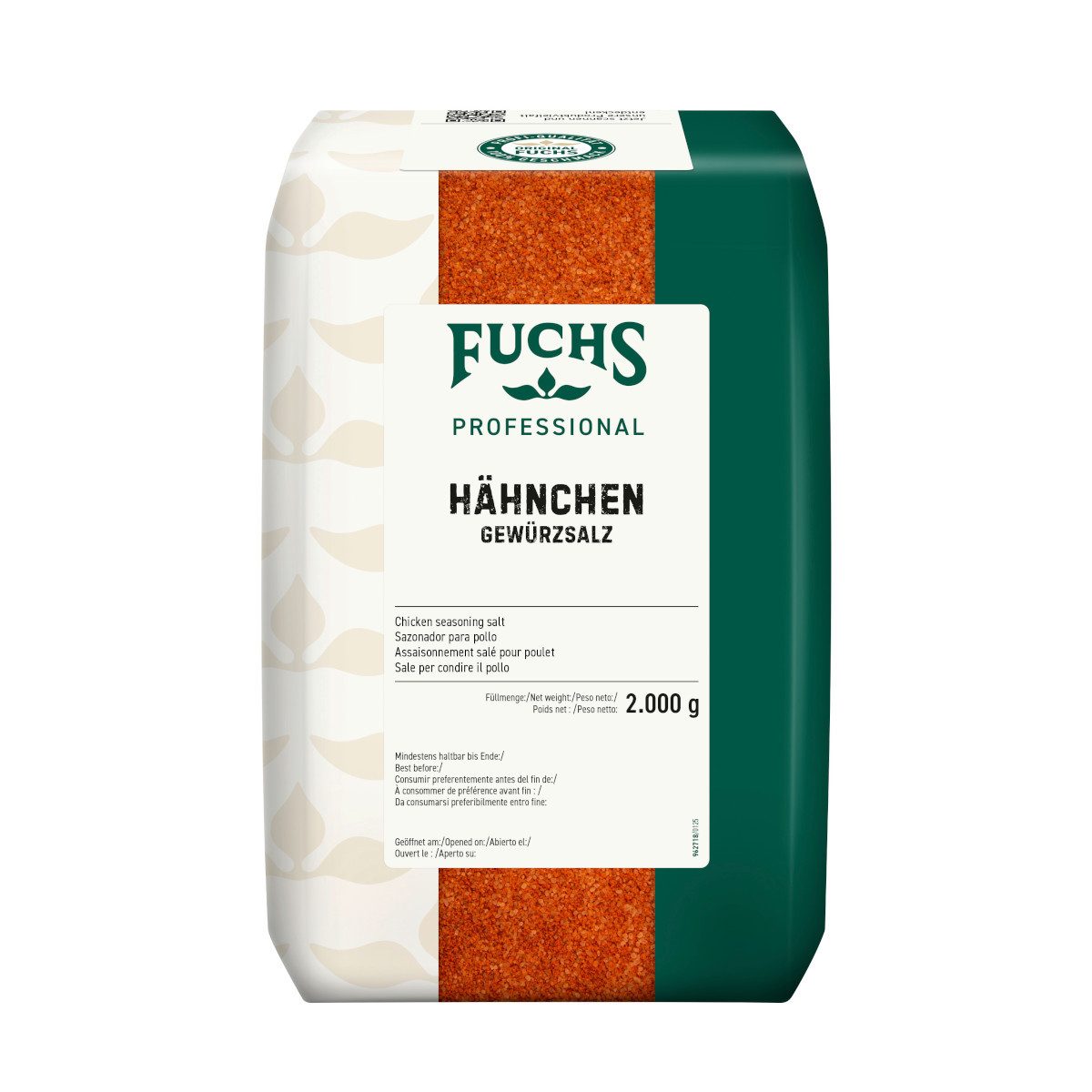 Fuchs Foodservice Gewürz, Fuchs Professional Hähnchen Gewürzsalz kräftige Mischung 2000g