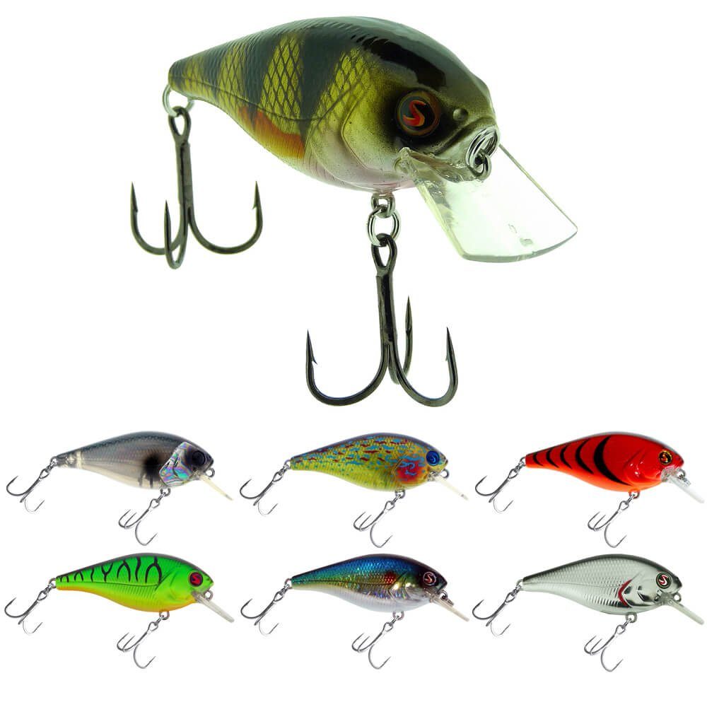 River2Sea Kunstköder River2Sea Biggie 67 BR Wobbler Crankbait 15g, (1-St)