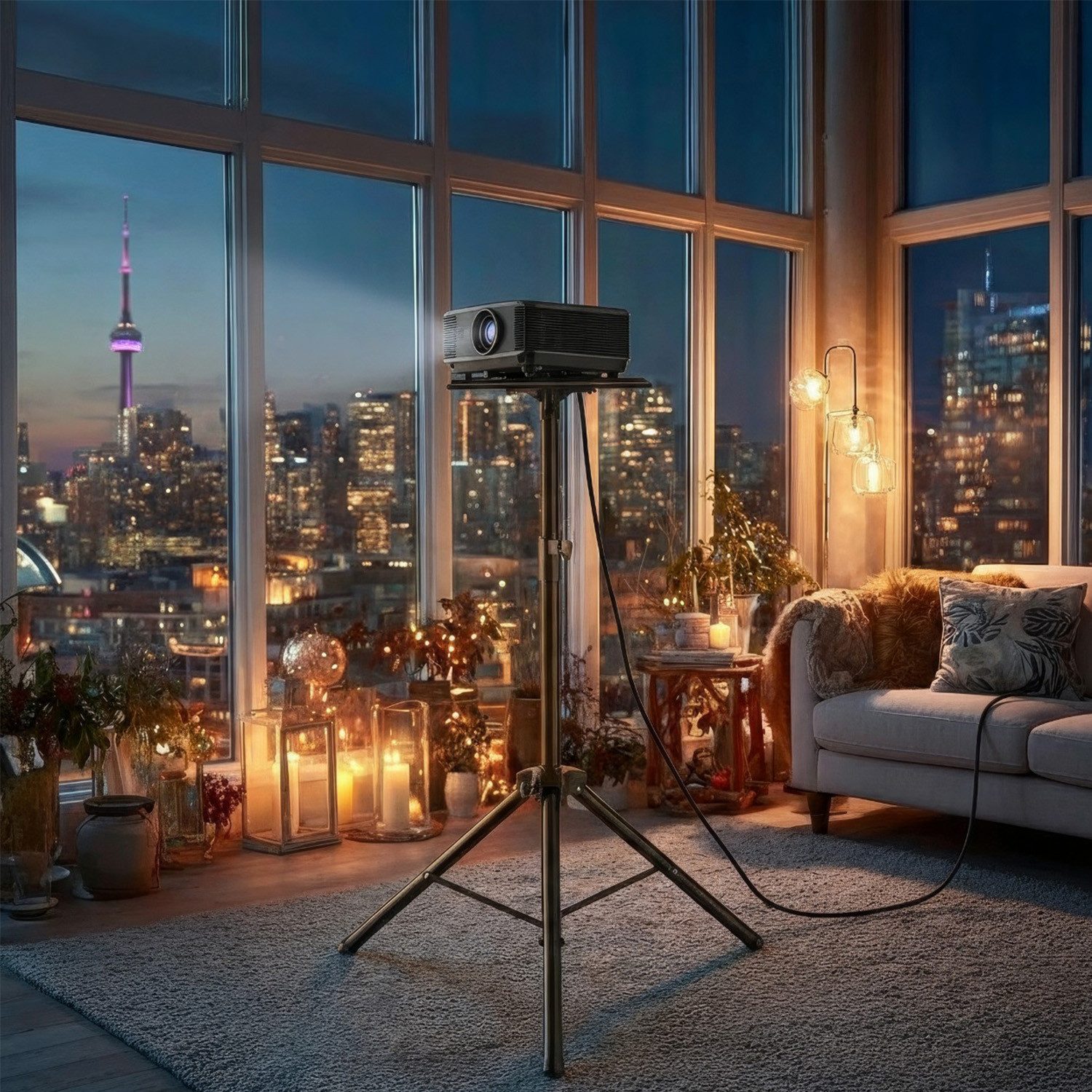 Maclean Standhalterung MC-953, (Beamer Projektor Ständer)