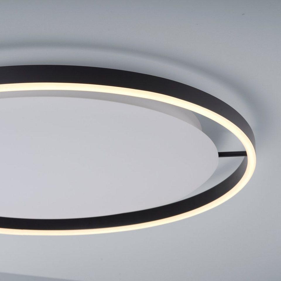 Leuchten Direkt Deckenleuchte RITUS, LED fest integriert, Warmweiß, LED,  dimmbar, Switchmo, dimmbar, Switchmo, LED Deckenlampe im modernen Design,  kreisförmig Ø58,5cm