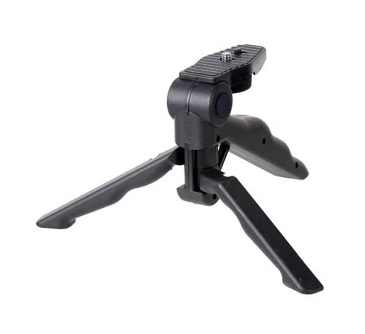 Tischstativ Mini-Stativ mit Griff-Funktion für Kamera & Blitzgerät Ministativ