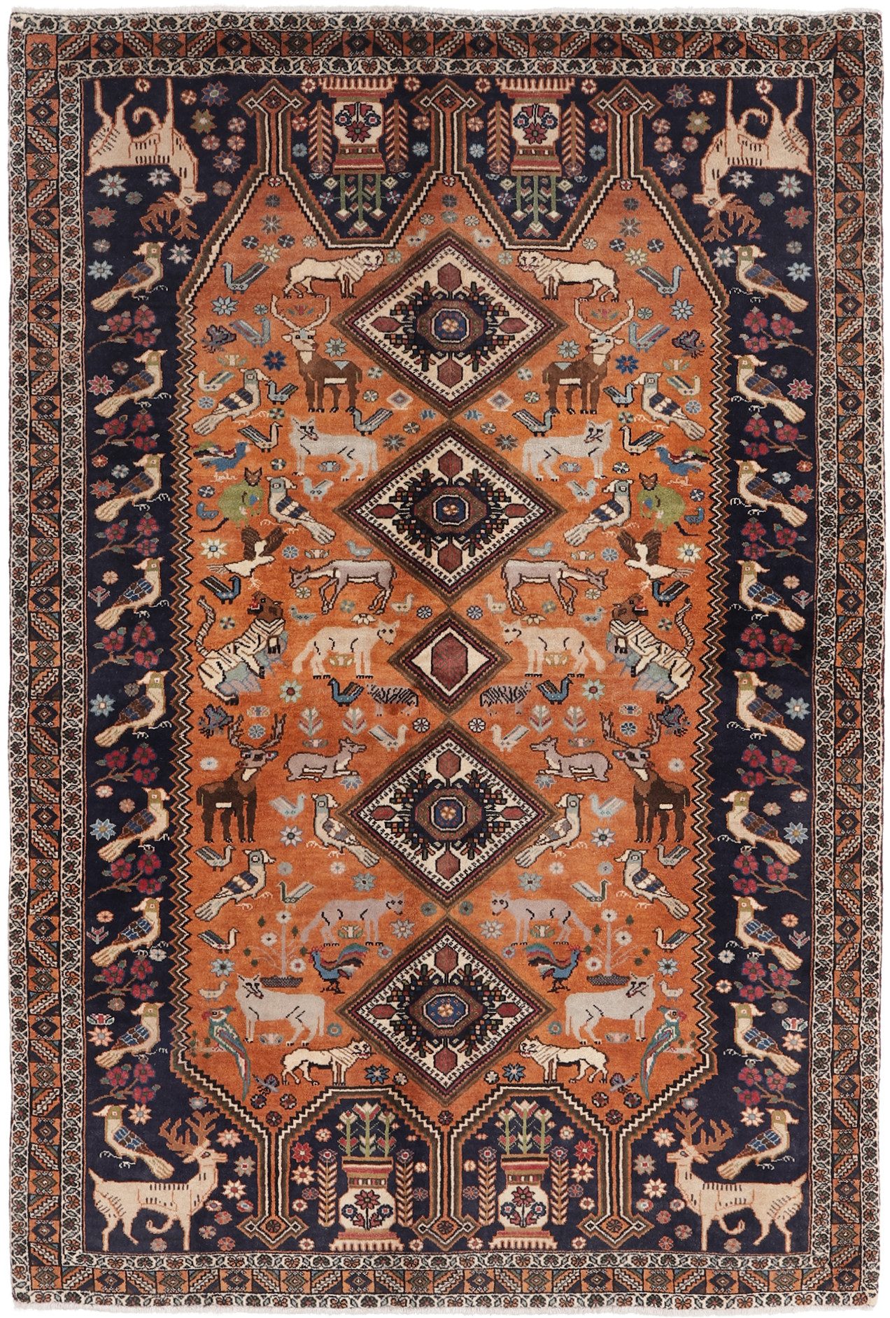 Carpet Avenue Teppich Afshar Shahr-Babak 218x146, Rechteck, Höhe: 9 mm