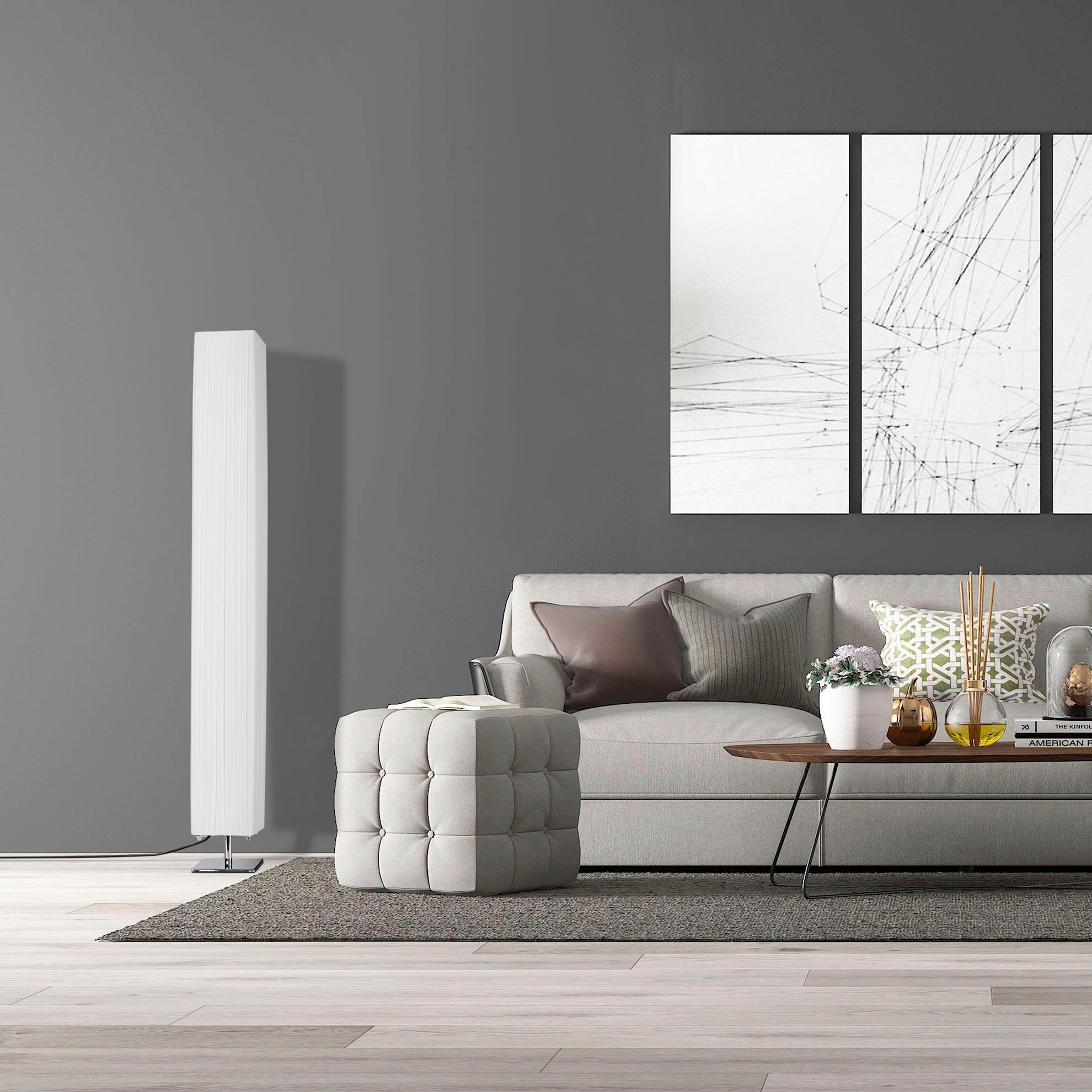 Paco Home Stehlampe KIRSTEN, ohne Leuchtmittel, günstig online kaufen