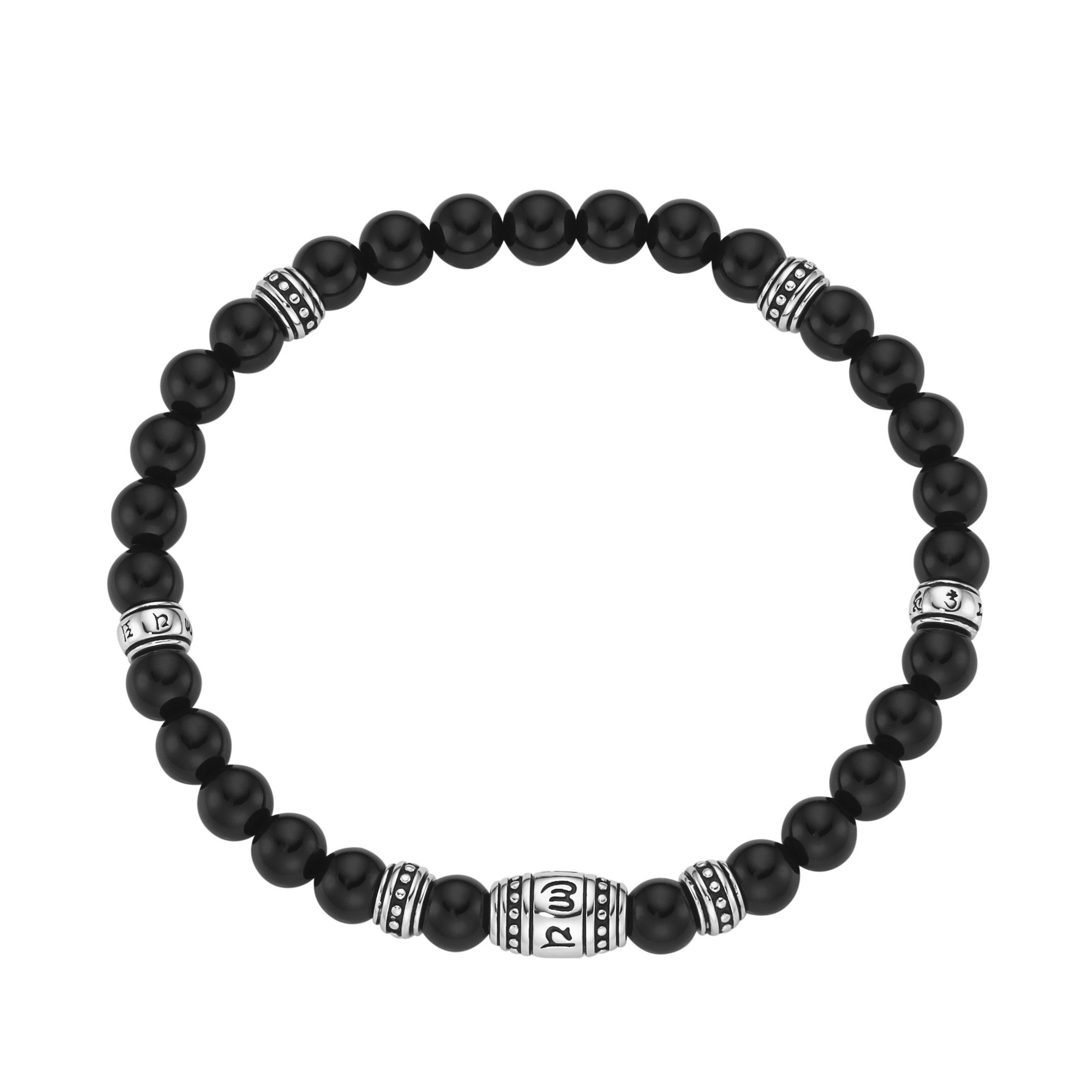 GIORGIO MARTELLO MILANO Armband schwarzer Achat, günstig online kaufen
