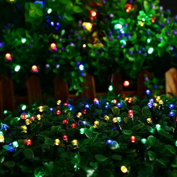 Daskoo LED-Lichterkette Solar Lichterkette Beleuchtung Kette 11M/22M/26M Party Garten Deko, 100-flammig, Wasserdicht