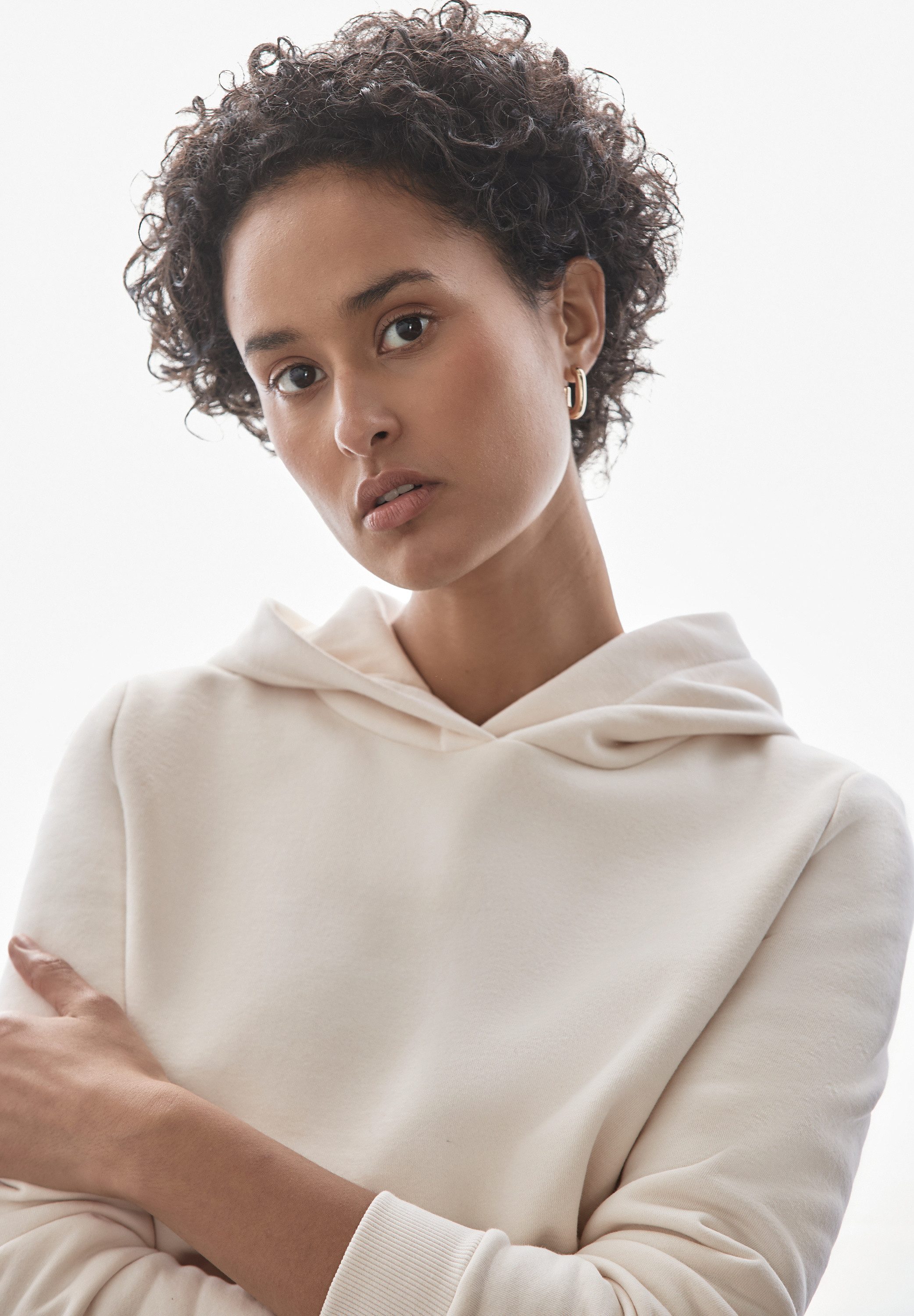 STREET ONE Kapuzensweatshirt mit Tunnelzug am günstig online kaufen