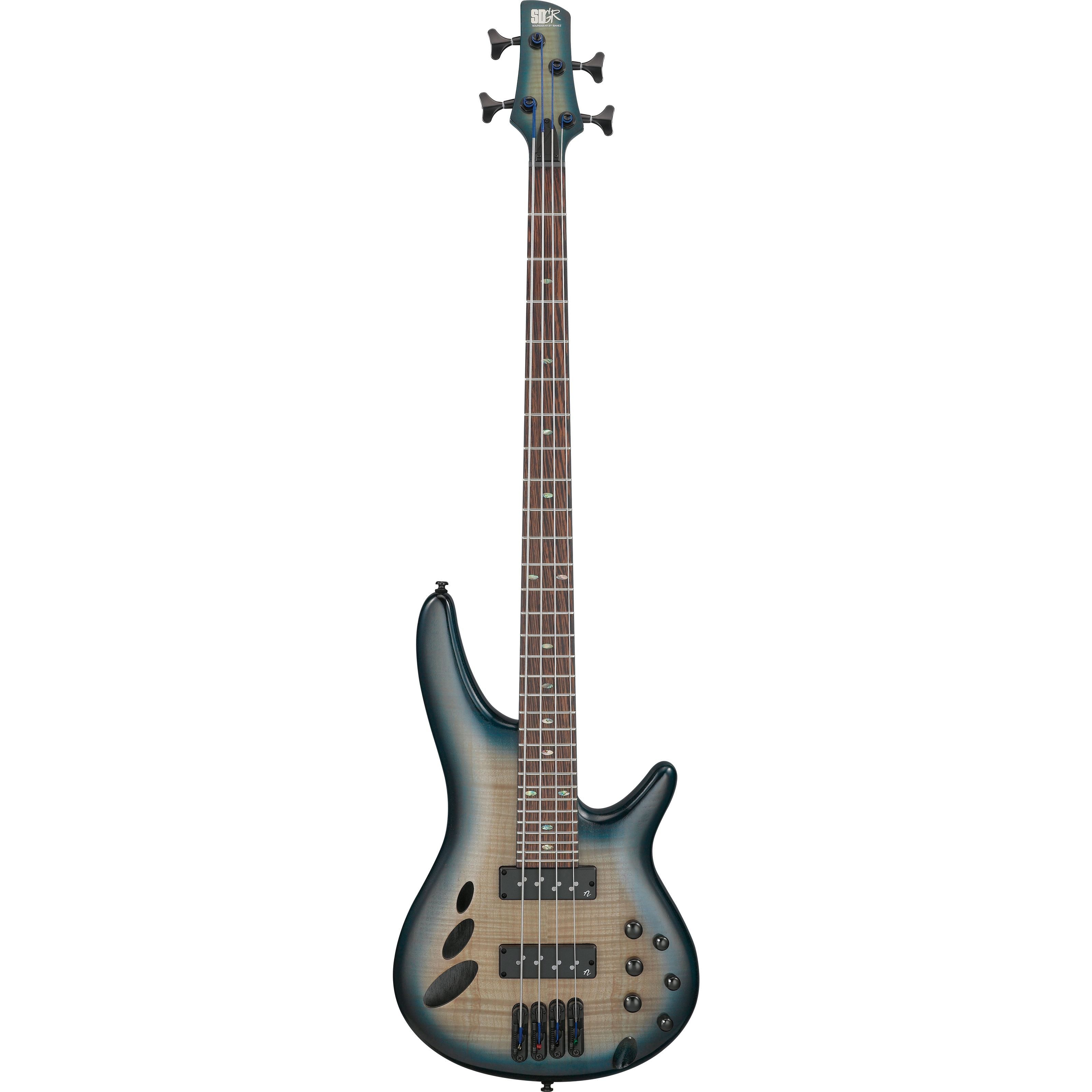Ibanez E-Bass, E-Bässe, 5-Saiter E-Bässe, Bass Workshop SRD900-CBS Cosmic Blue Starburst Low Gloss - E-Bass
