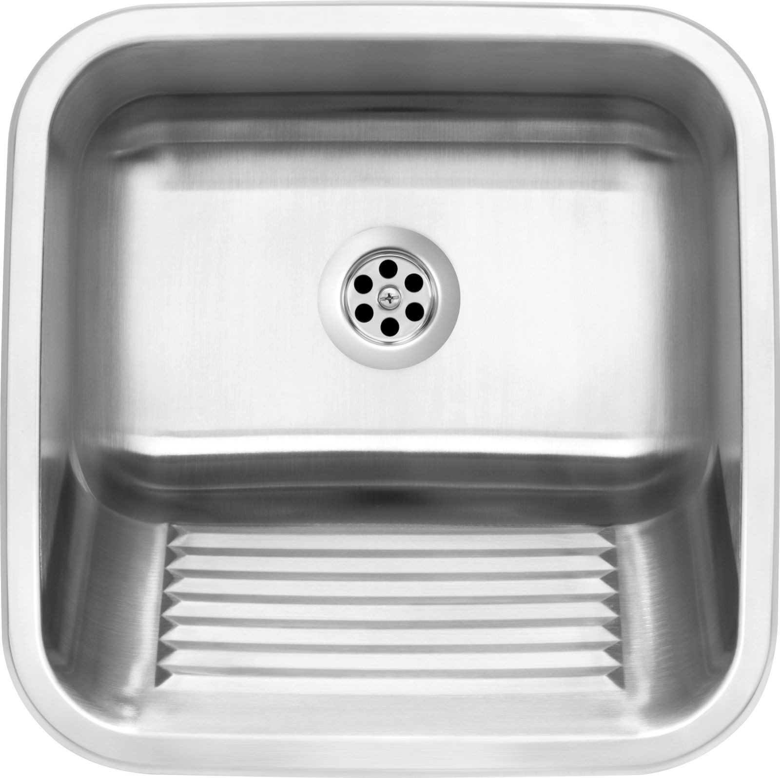 Deante Waschbecken Spülbecken, 1-Becken - Einbau- oder Wandmontage, Satin